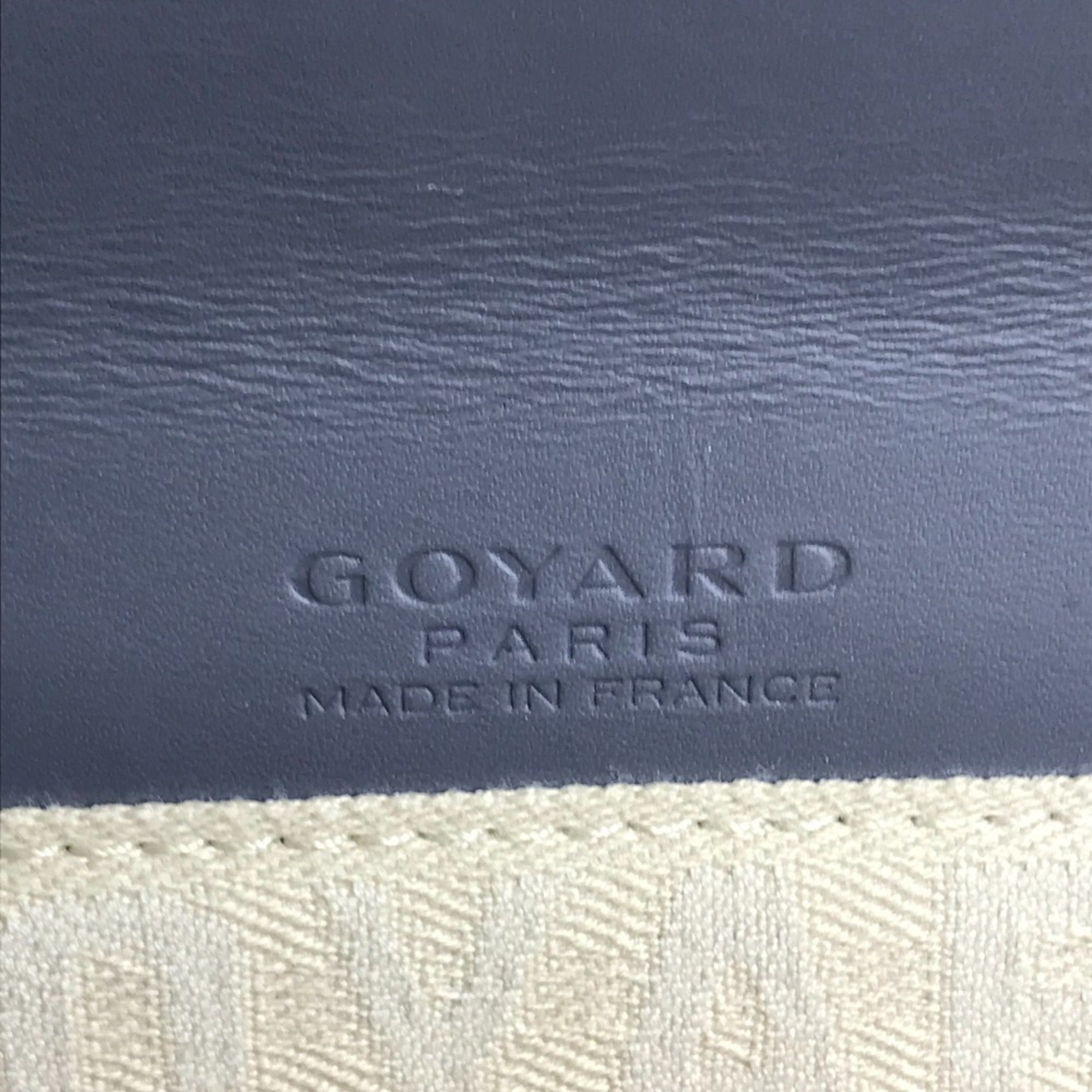 Goyard Gray Pvc Leather Clutch Bag Handbag (Pre-Owned)