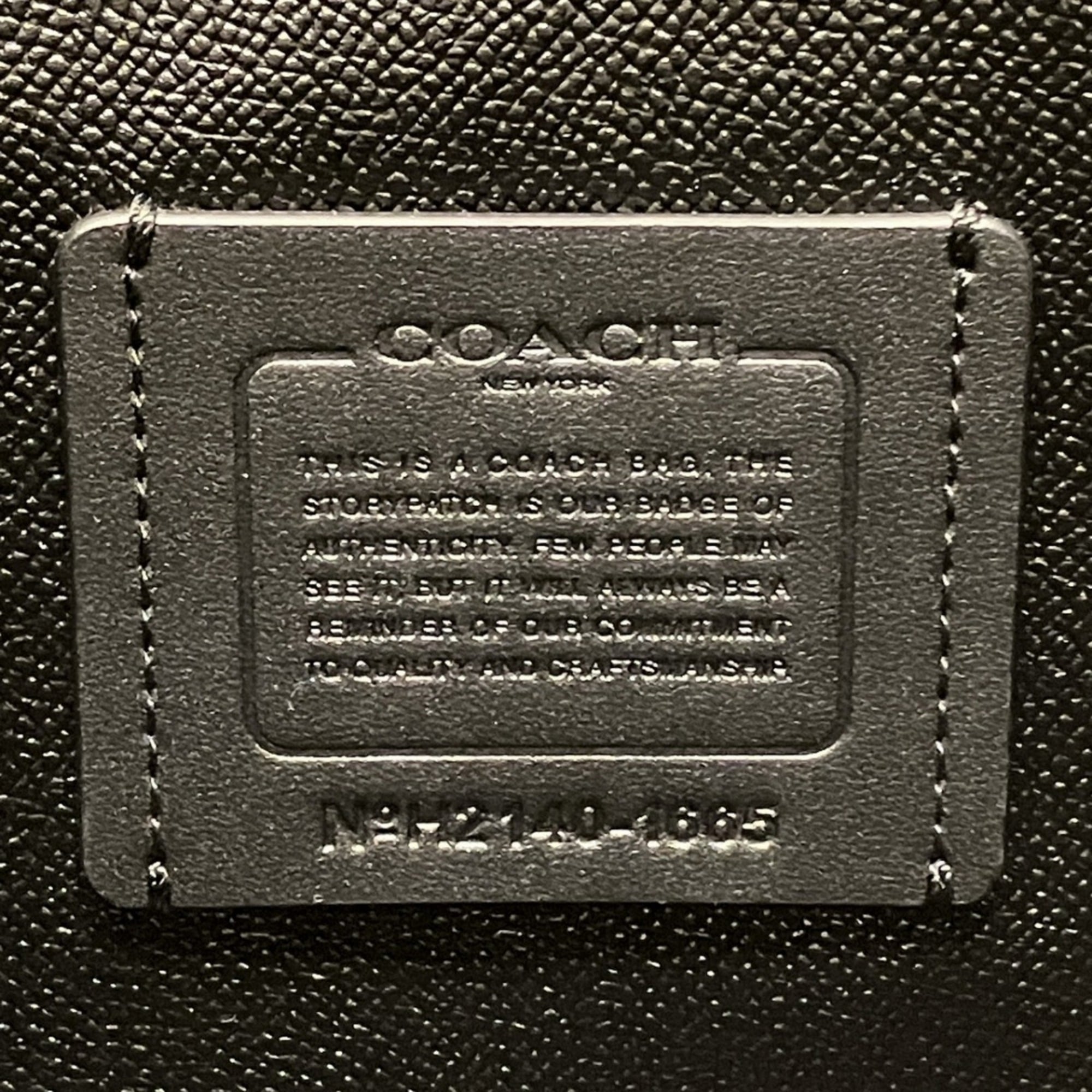 Coach Brown Signature Line Tote Bag (Pre-Owned)
