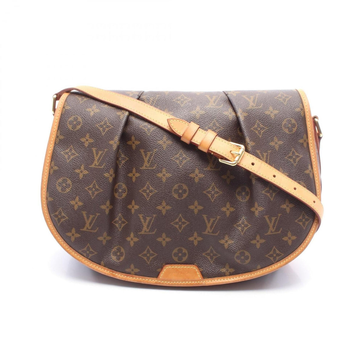 Louis Vuitton Brown Monogram Monogram Leather Handbag Shoulder Bag (Pre-Owned)