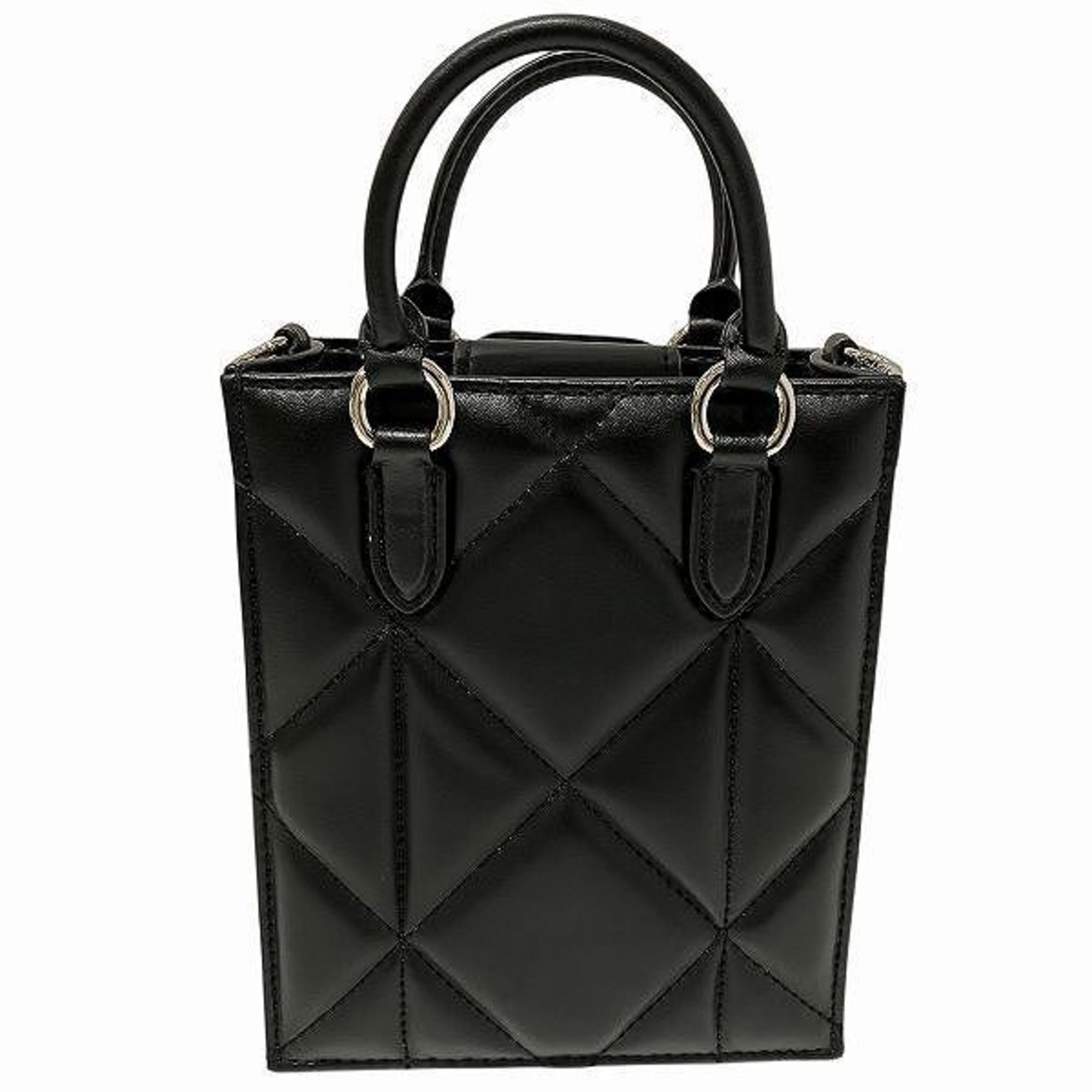 Coach Black Leather Handbag Shoulder Bag Tote Bag (Pre-Owned)