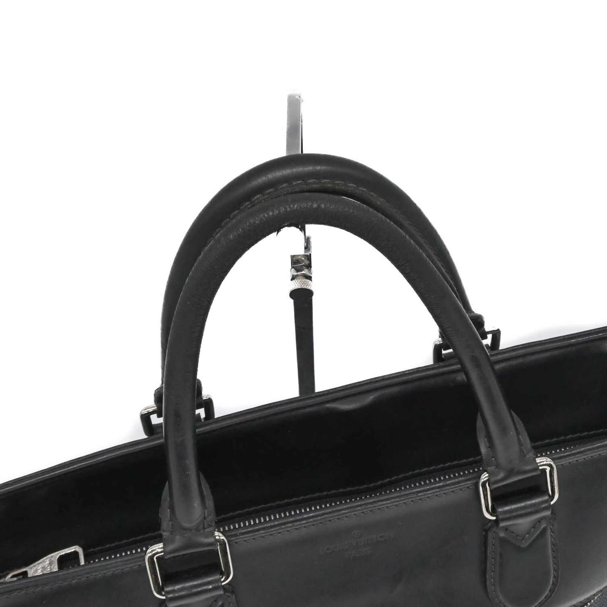 Louis Vuitton Black Cobalt Shoulder Bag Tote Bag (Pre-Owned)