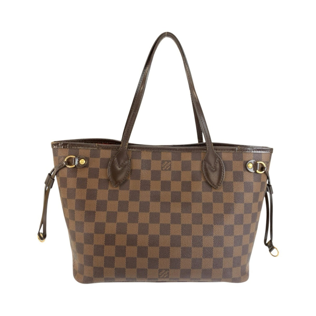 Louis Vuitton Brown Damier Canvas Pvc Leather Handbag Tote Bag (Pre-Owned)