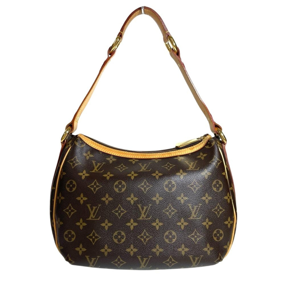 Louis Vuitton Brown Monogram Canvas Shoulder Bag (Pre-Owned)