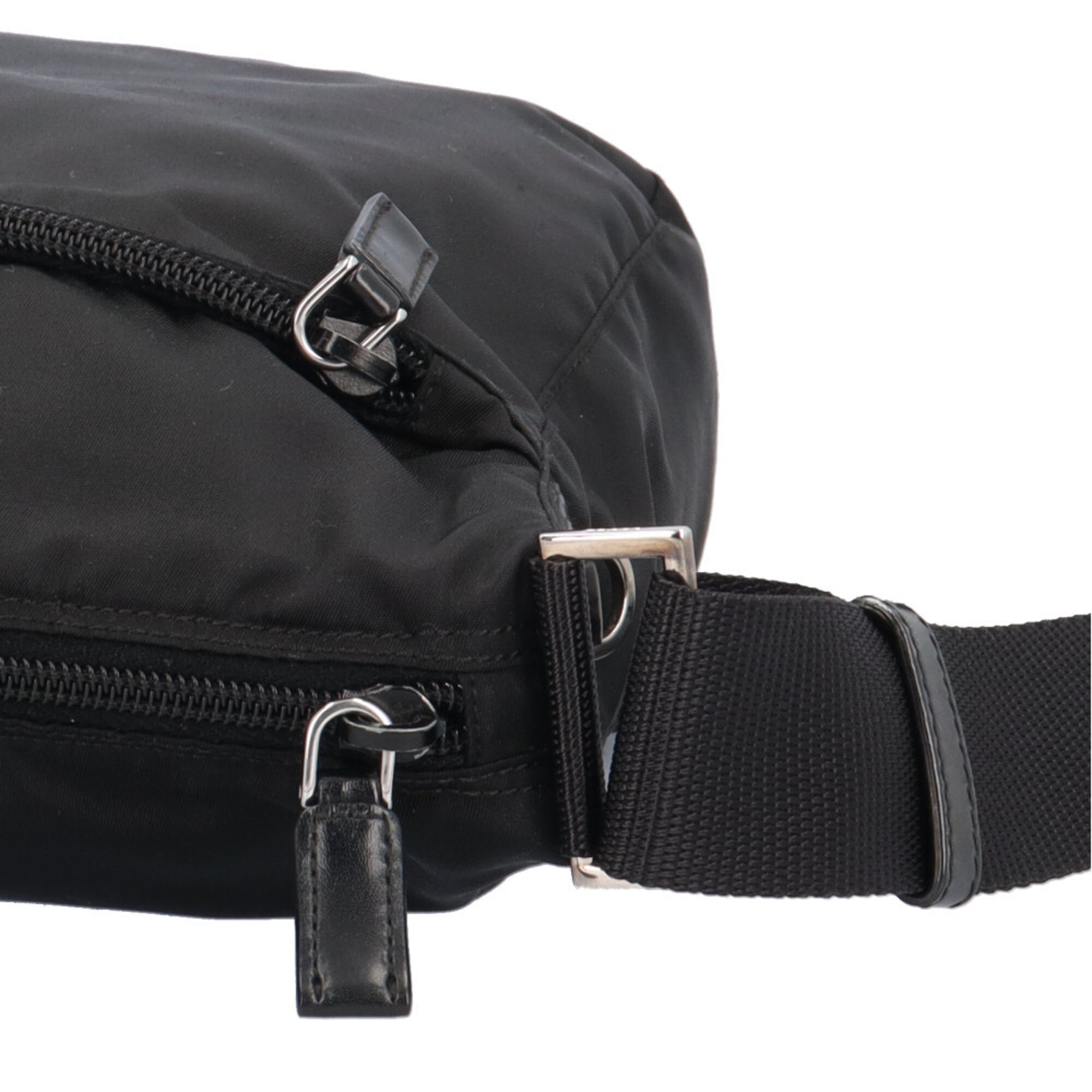 Prada Black Nylon Shoulder Bag (Pre-Owned)