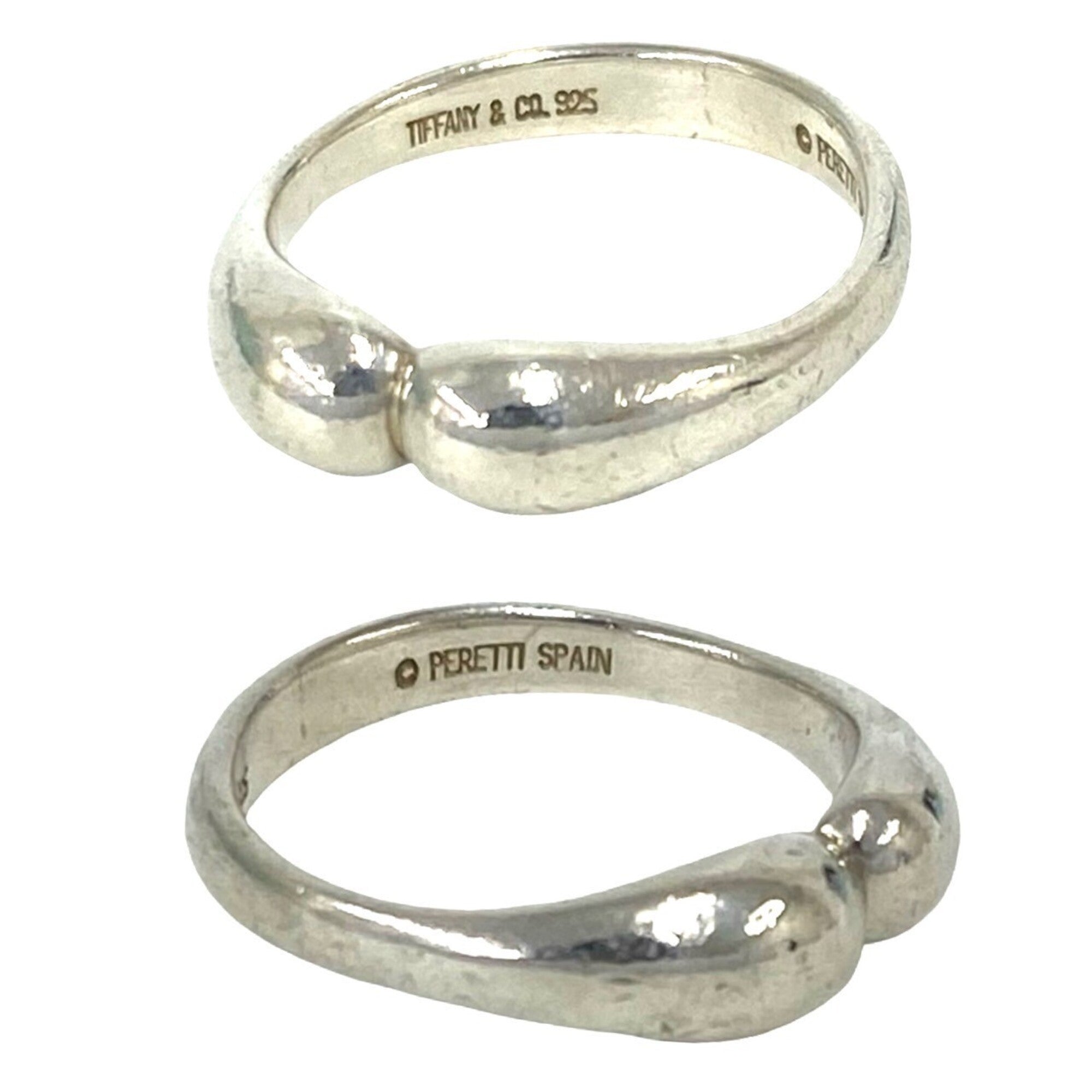 Tiffany Silver Silver 925 Band Ring (Pre-Owned)