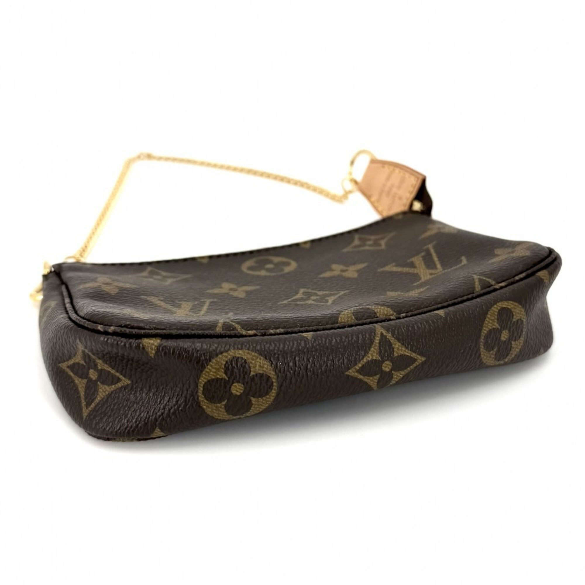 Louis Vuitton Brown Monogram Handbag Pochette Pouch (Pre-Owned)
