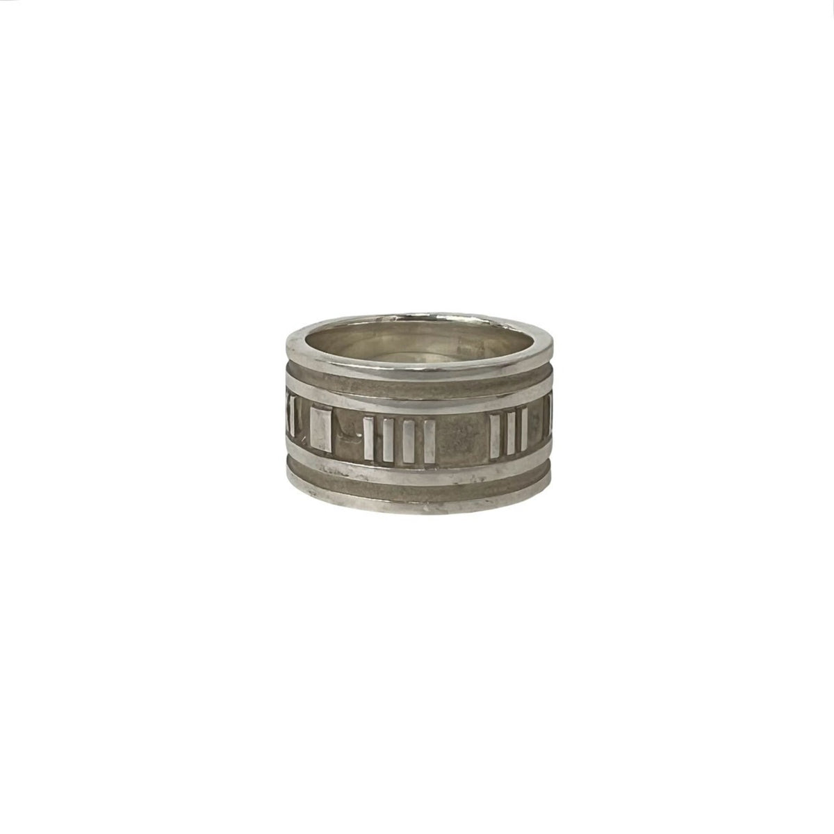 Tiffany Silver Silver 925 Band Ring (Pre-Owned)