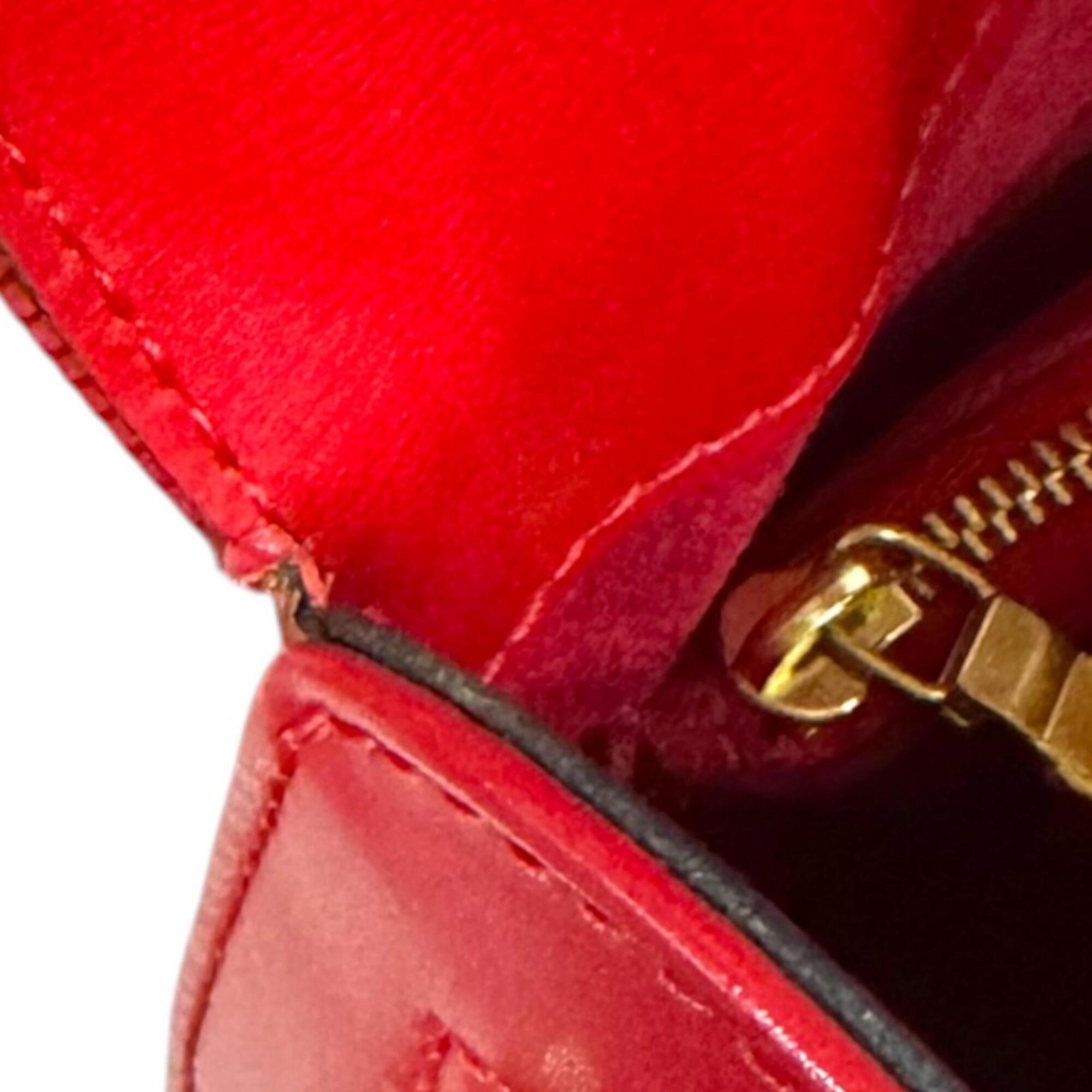 Louis Vuitton Red Color Epi Leather Shoulder Bag (Pre-Owned)