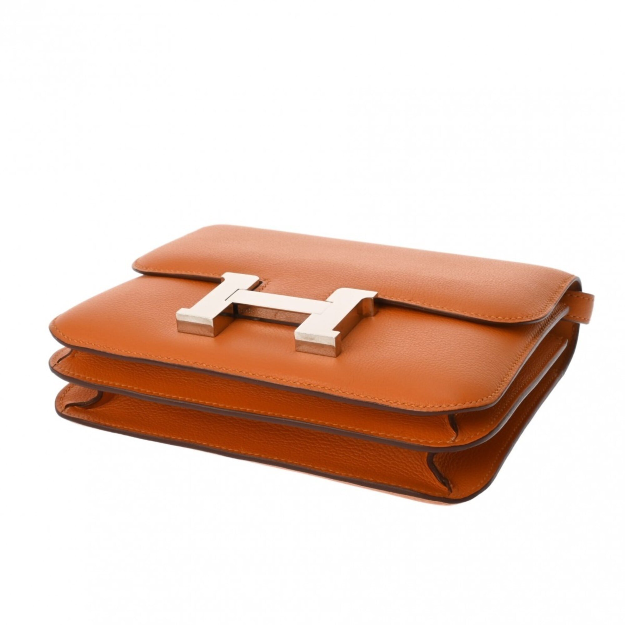 Hermes Apricot Shoulder Bag (Pre-Owned)