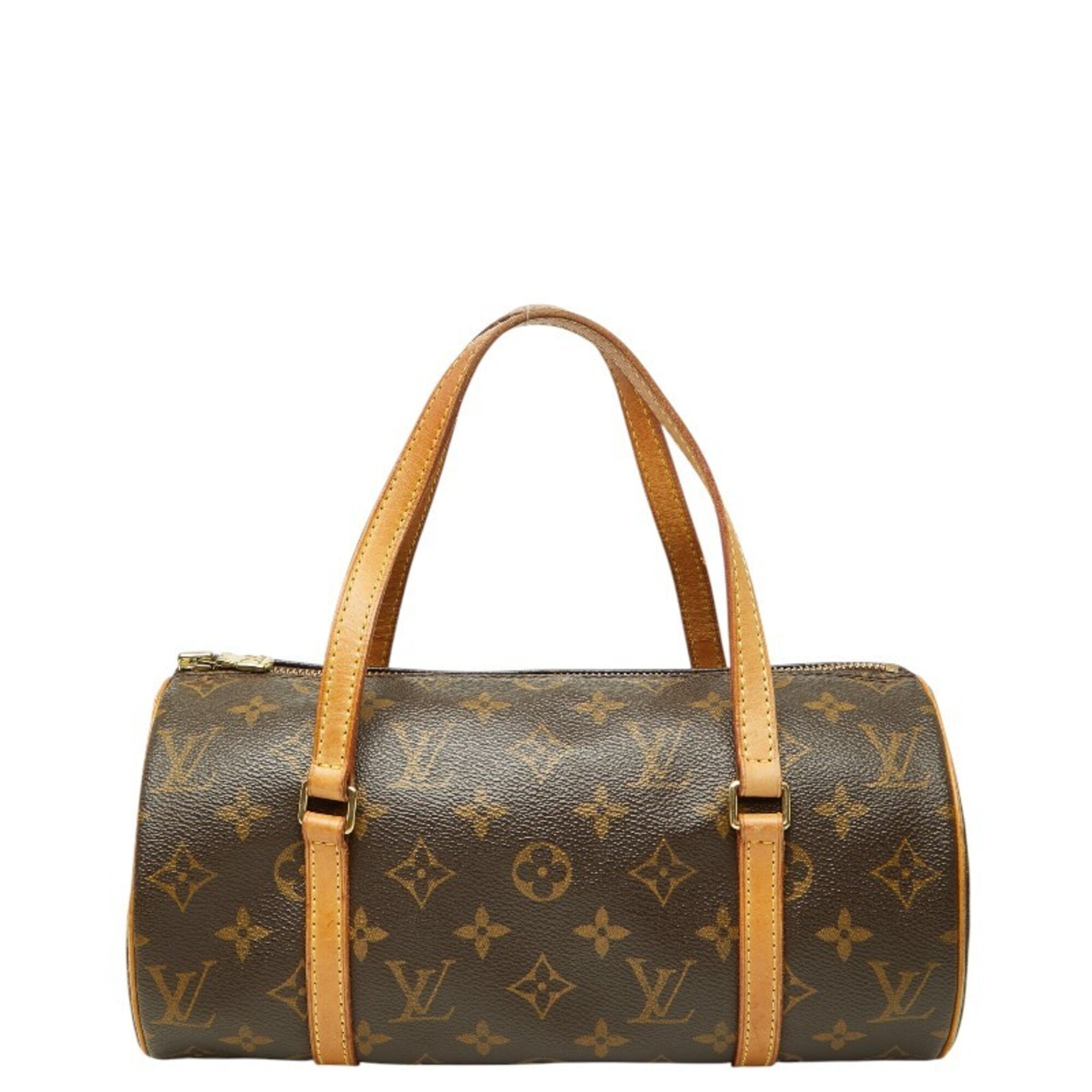 Louis Vuitton Brown Pvc Leather Handbag (Pre-Owned)