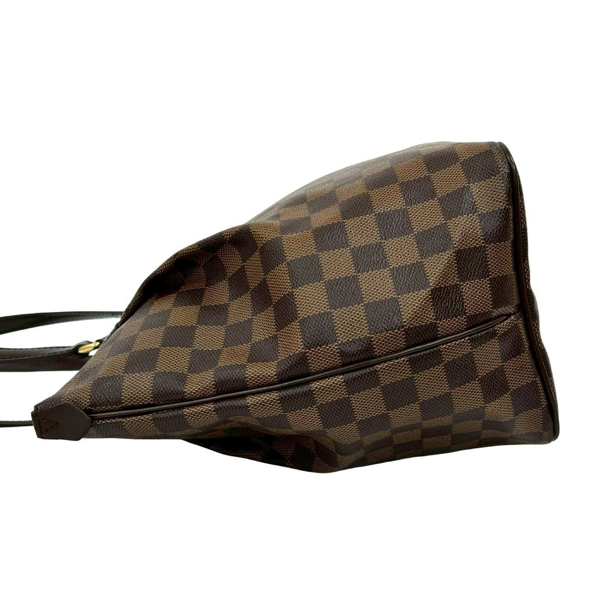 Louis Vuitton Brown Leather Pvc Handbag Shoulder Bag Tote Bag (Pre-Owned)