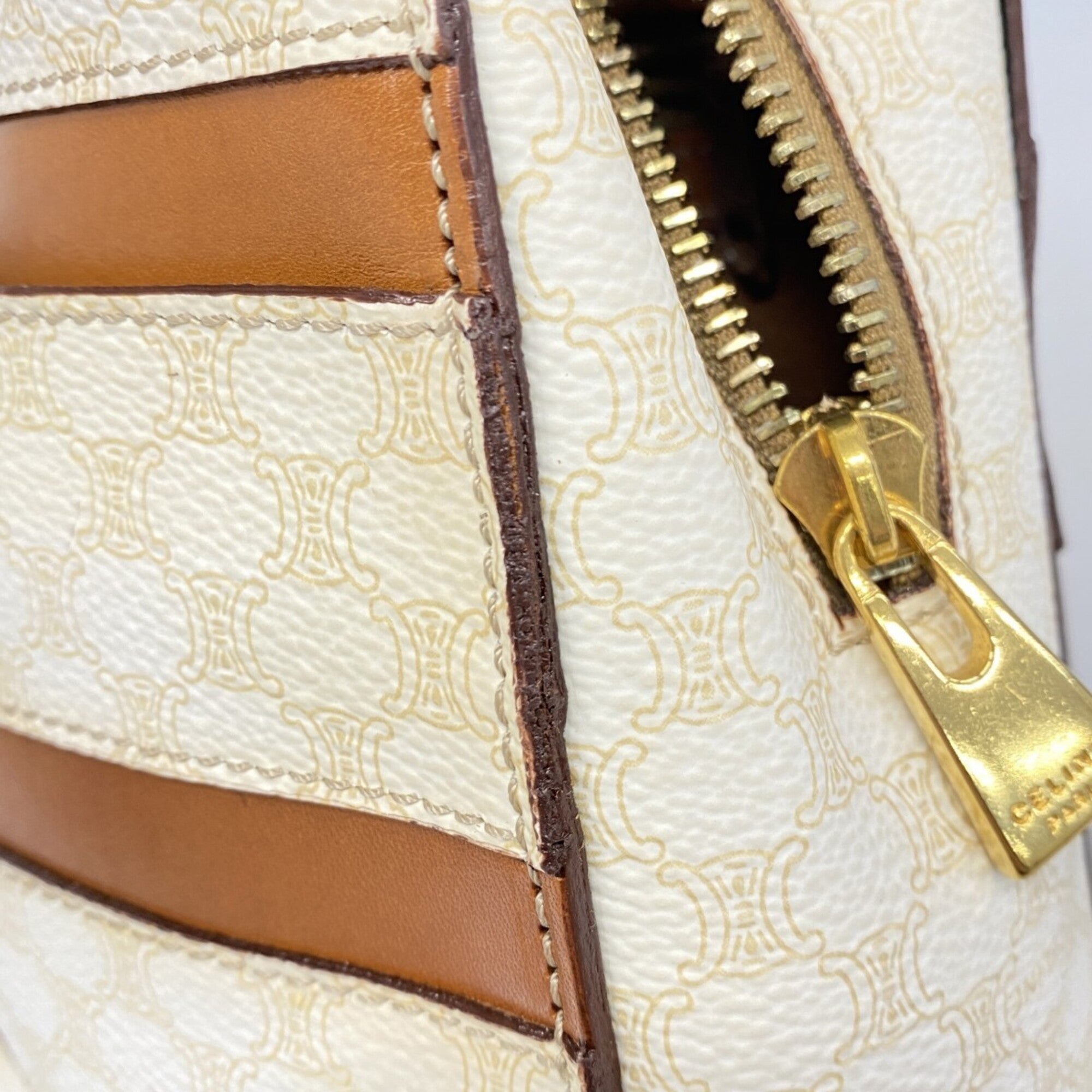 Celine White Pvc Handbag (Pre-Owned)