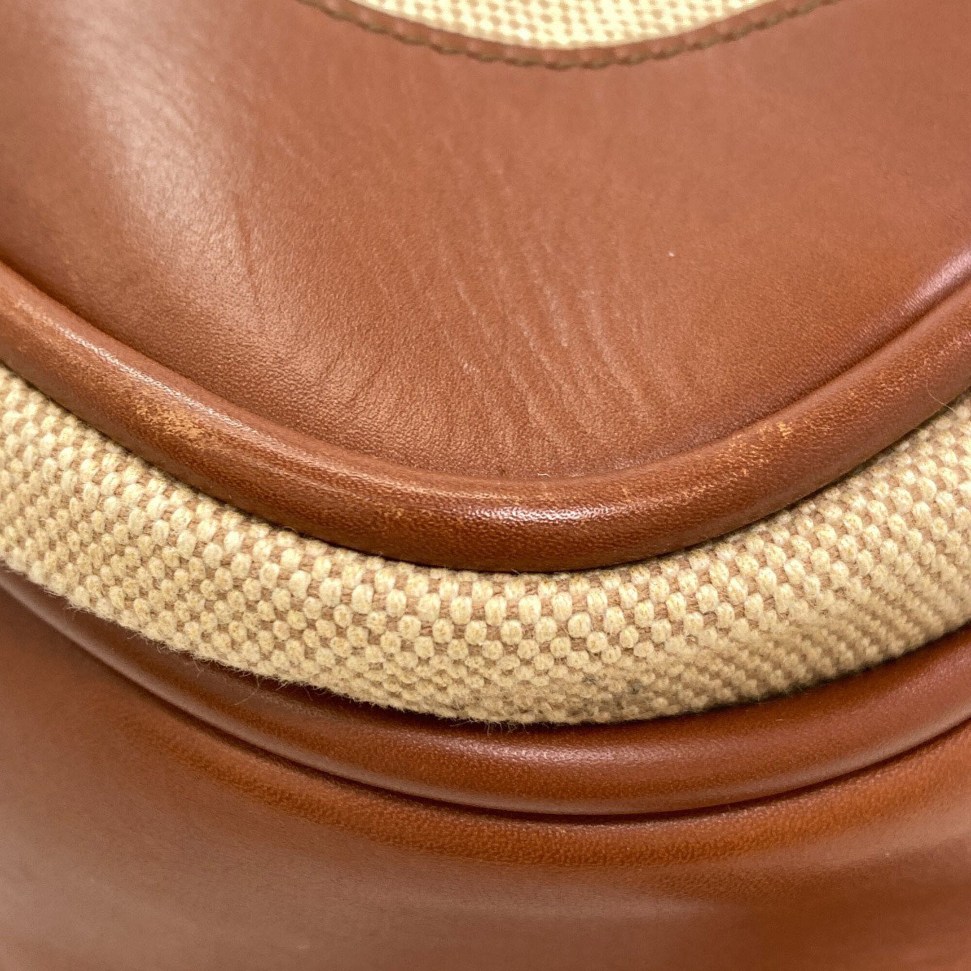Gucci Brown Canvas Backpack (Pre-Owned)