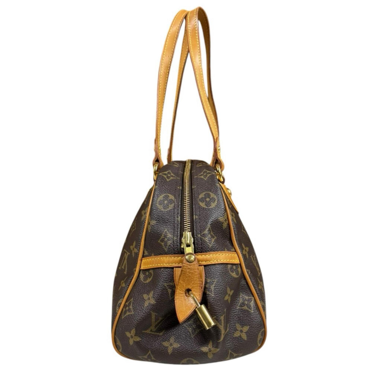 Louis Vuitton Brown Monogram Canvas Shoulder Bag (Pre-Owned)