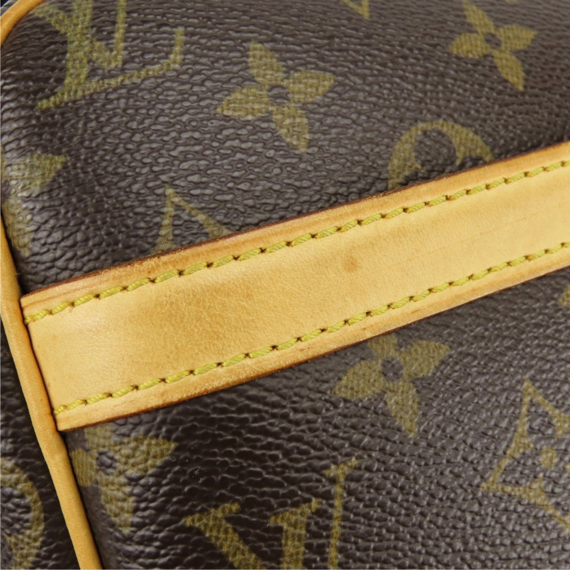 Louis Vuitton Brown Monogram Leather Shoulder Bag (Pre-Owned)