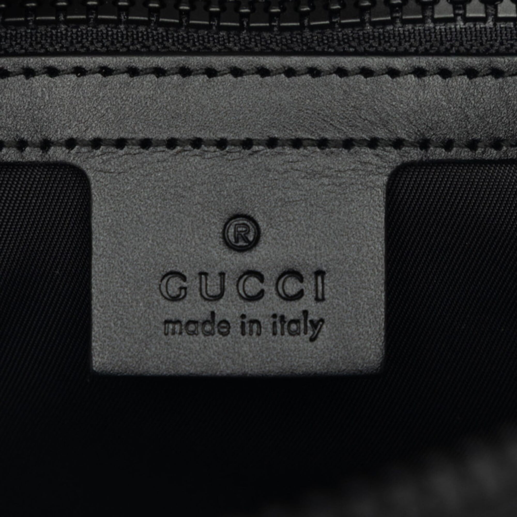 Gucci Black Canvas Fanny Pack (Pre-Owned)