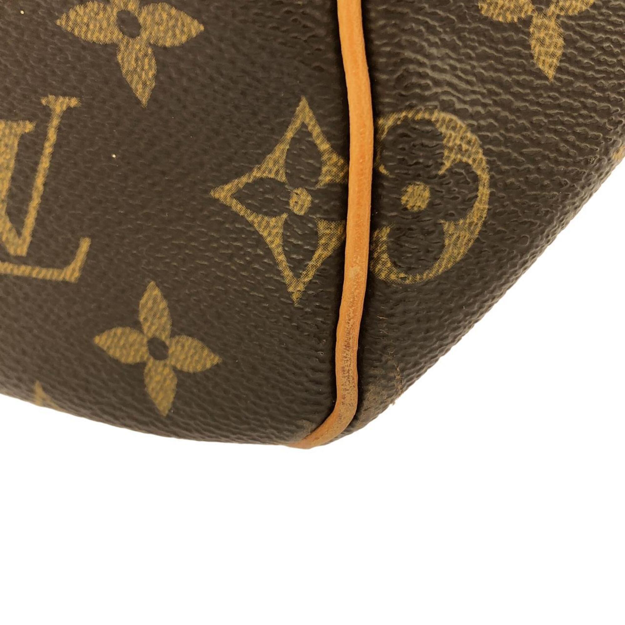 Louis Vuitton Monogram Marron Coated Canvas Boston Bag (Pre-Owned)