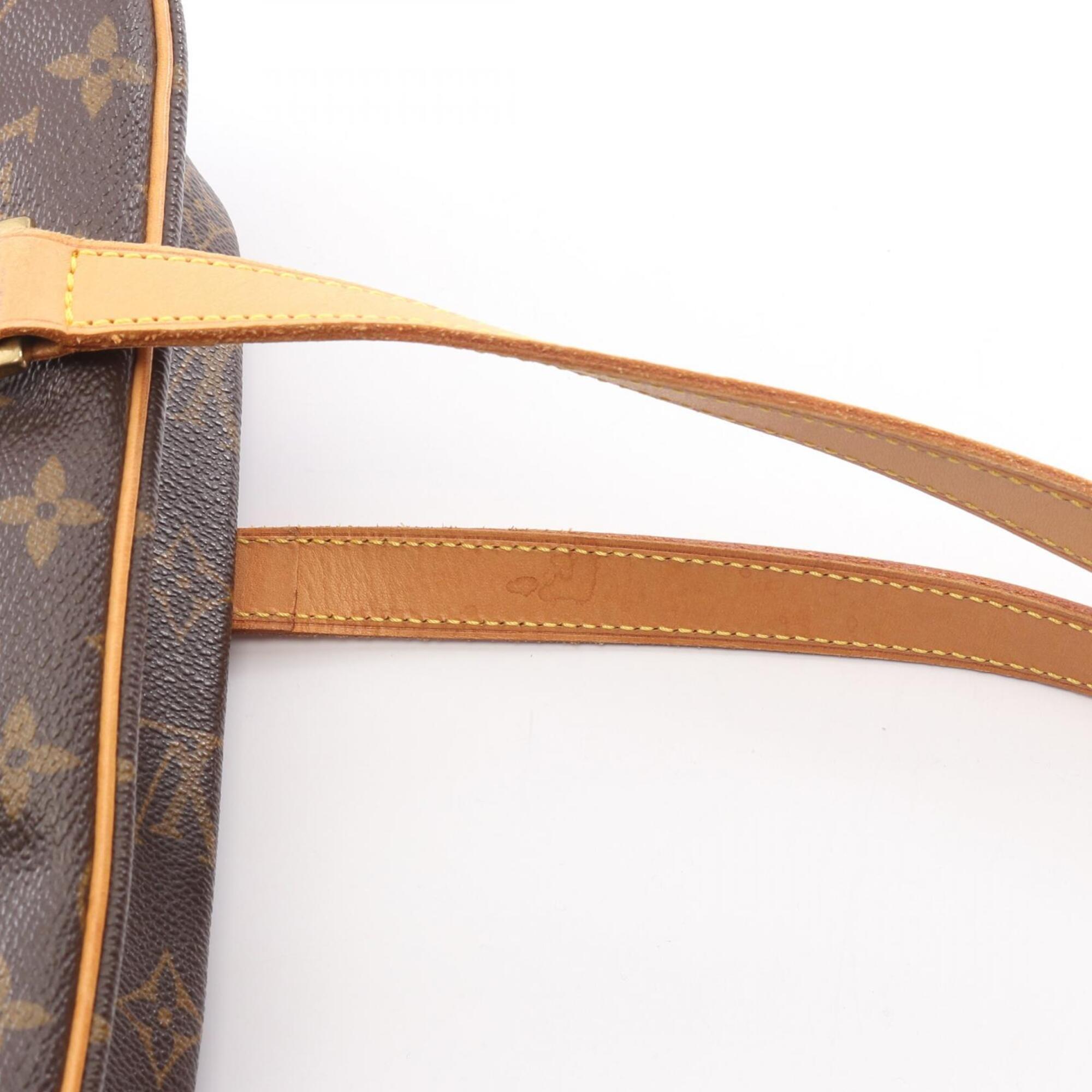 Louis Vuitton Brown Monogram Coated Canvas Handbag Shoulder Bag (Pre-Owned)
