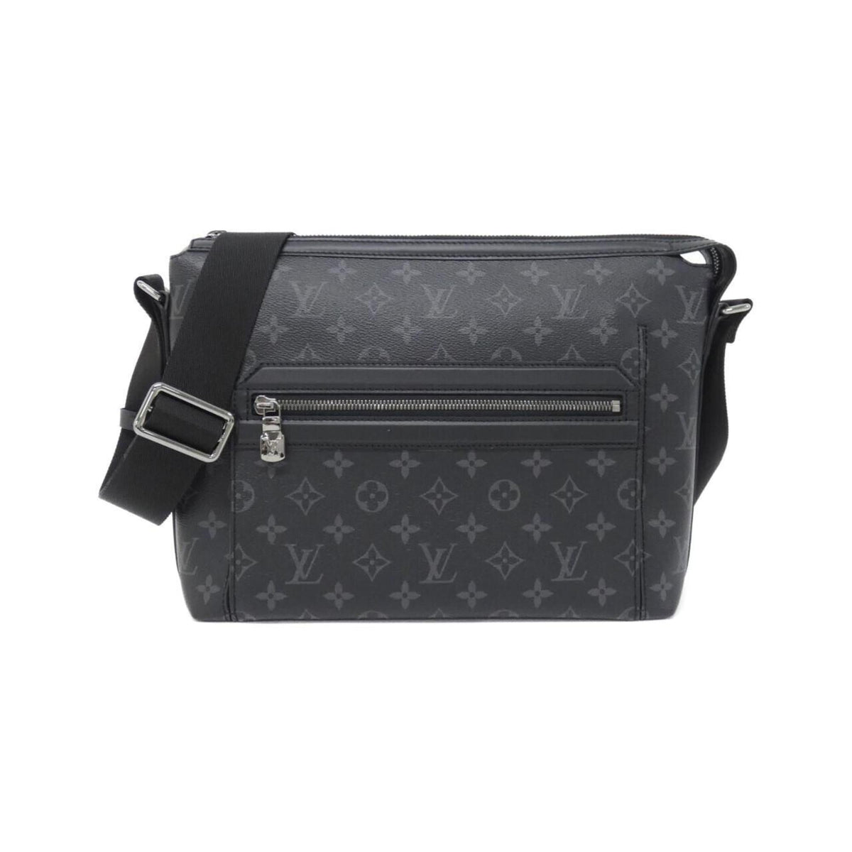 Louis Vuitton Black Coated Canvas Shoulder Bag (Pre-Owned)