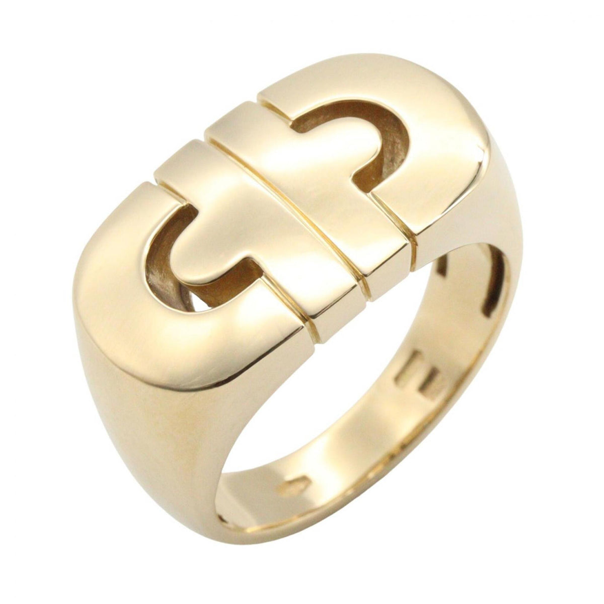 Bvlgari Gold Yellow Gold (18K) Band Ring (Pre-Owned)