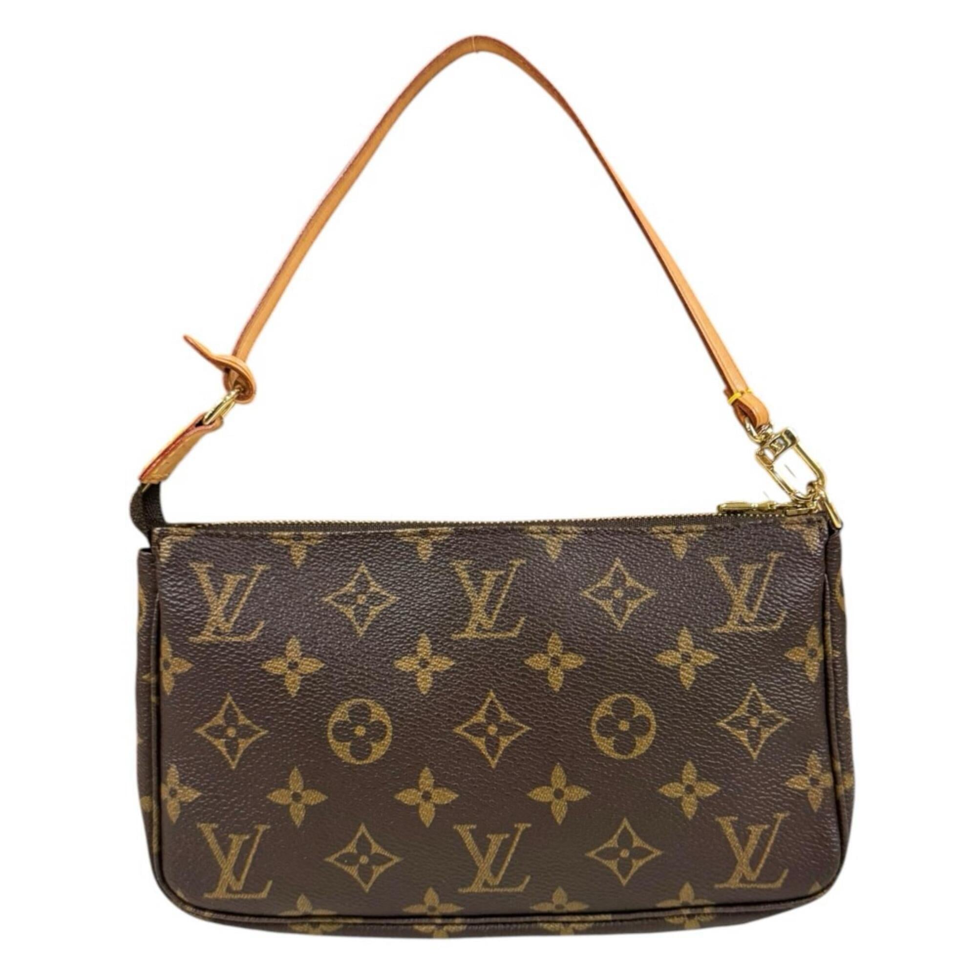 Louis Vuitton Brown Monogram Canvas Handbag (Pre-Owned)