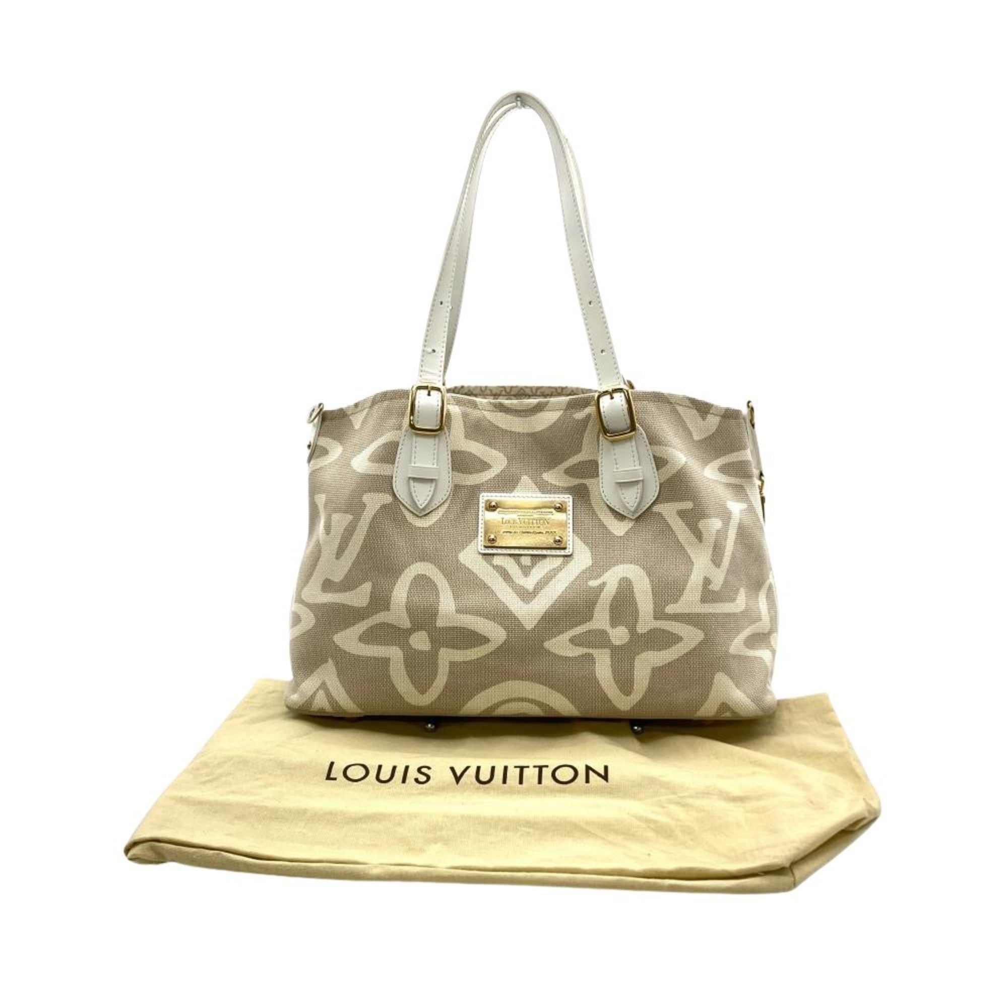 Louis Vuitton Sable Canvas Tote Bag (Pre-Owned)