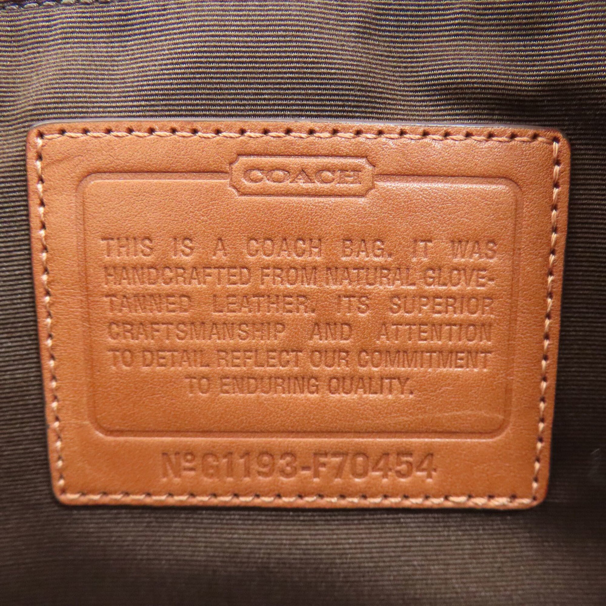 Coach Brown Leather Briefcase (Pre-Owned)