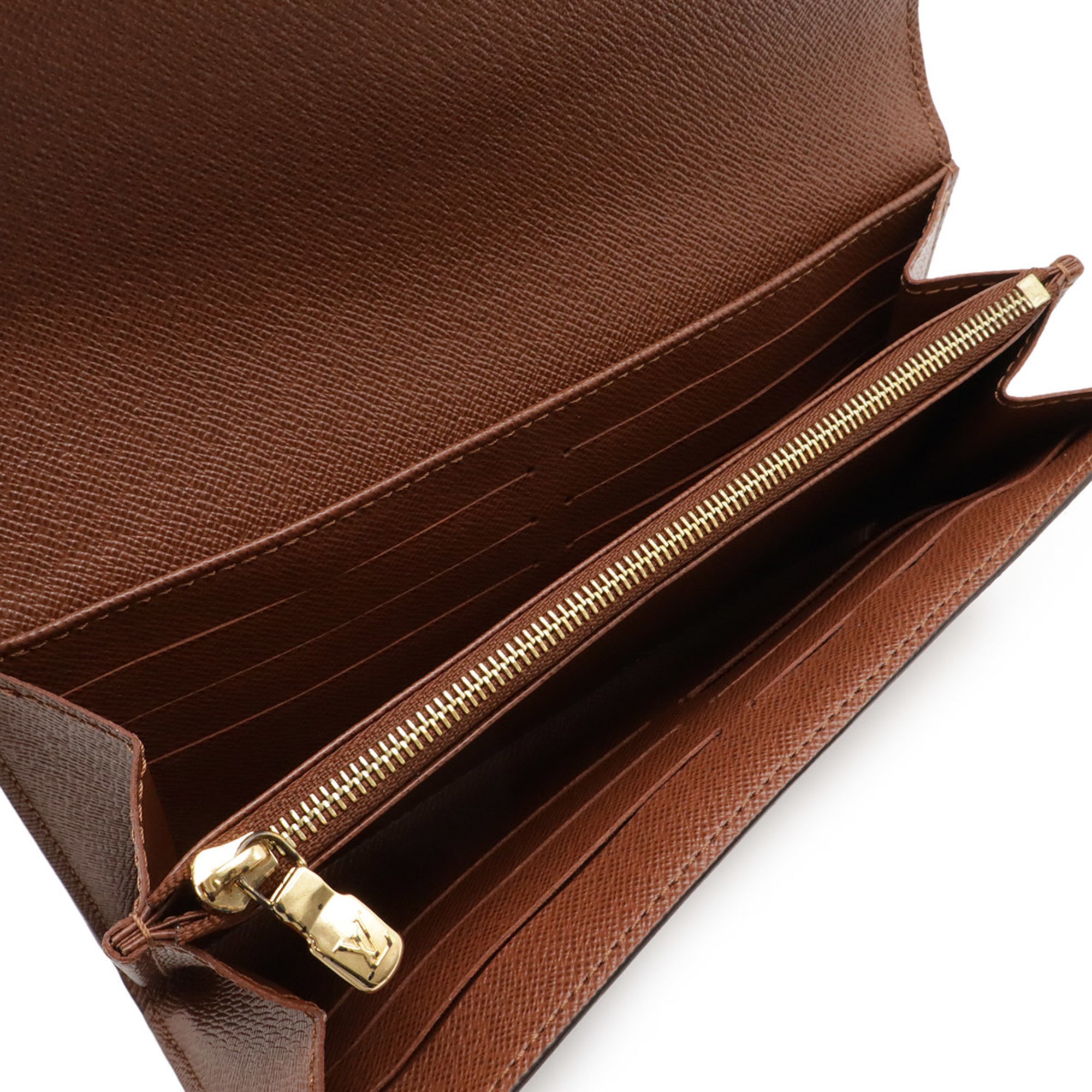 Louis Vuitton Brown Monogram Pvc Long Wallet (Bi-Fold) (Pre-Owned)