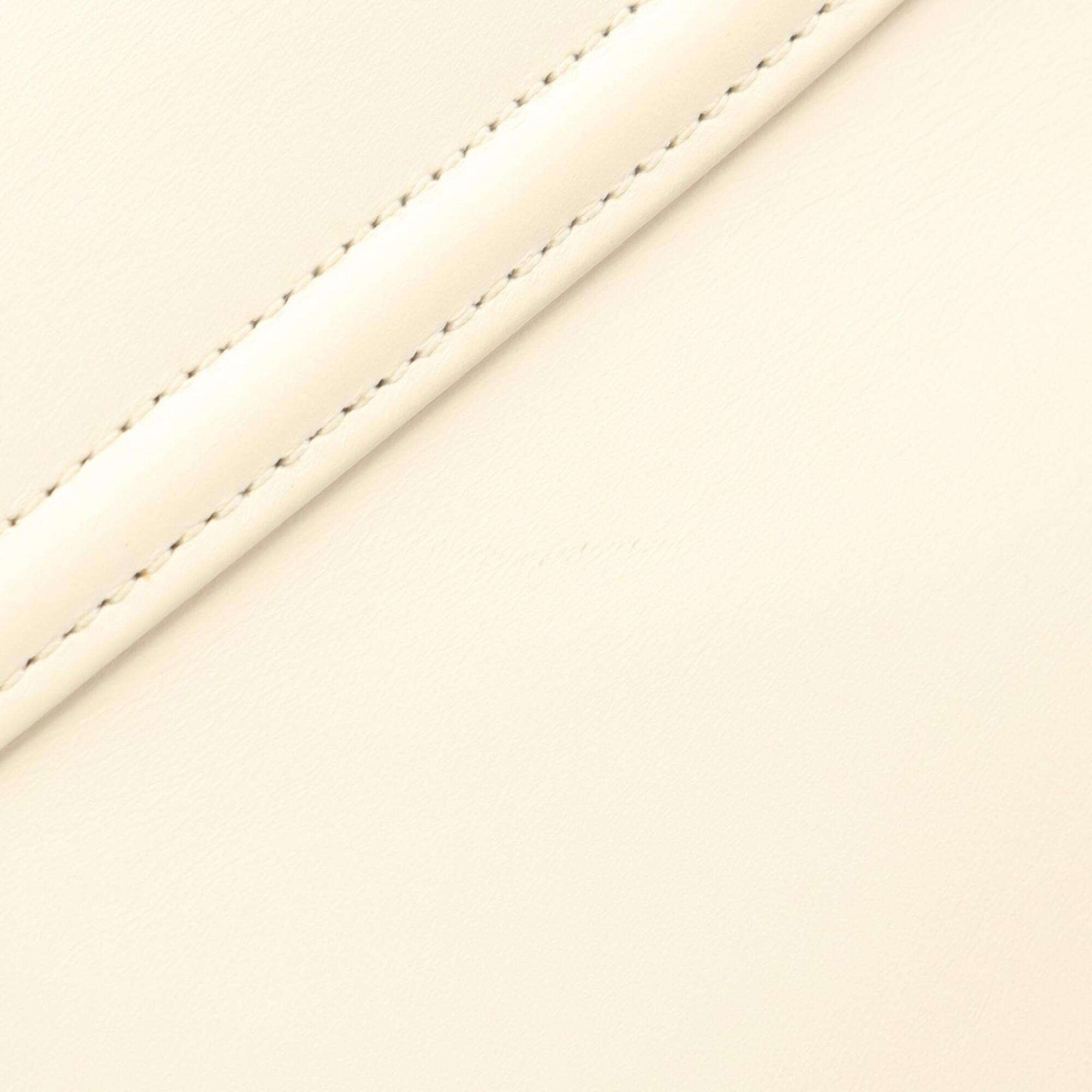 Gucci White Leather Shoulder Bag (Pre-Owned)