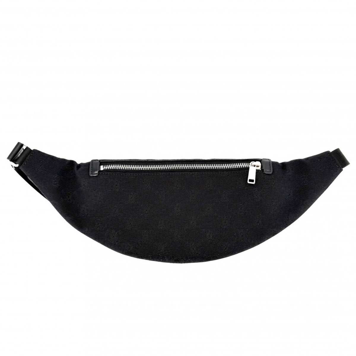 Celine Black Canvas Fanny Pack Sling Bag (Pre-Owned)