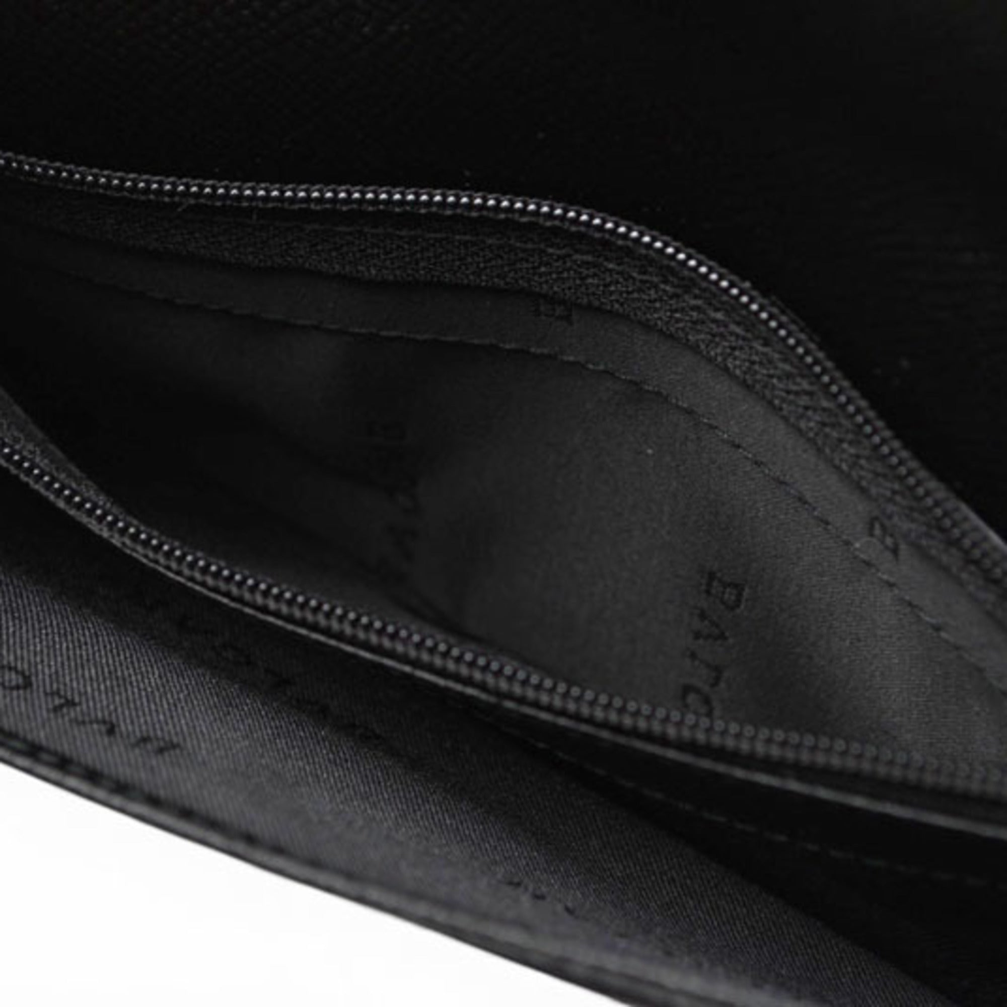 Bvlgari Black Leather Long Wallet (Bi-Fold) (Pre-Owned)