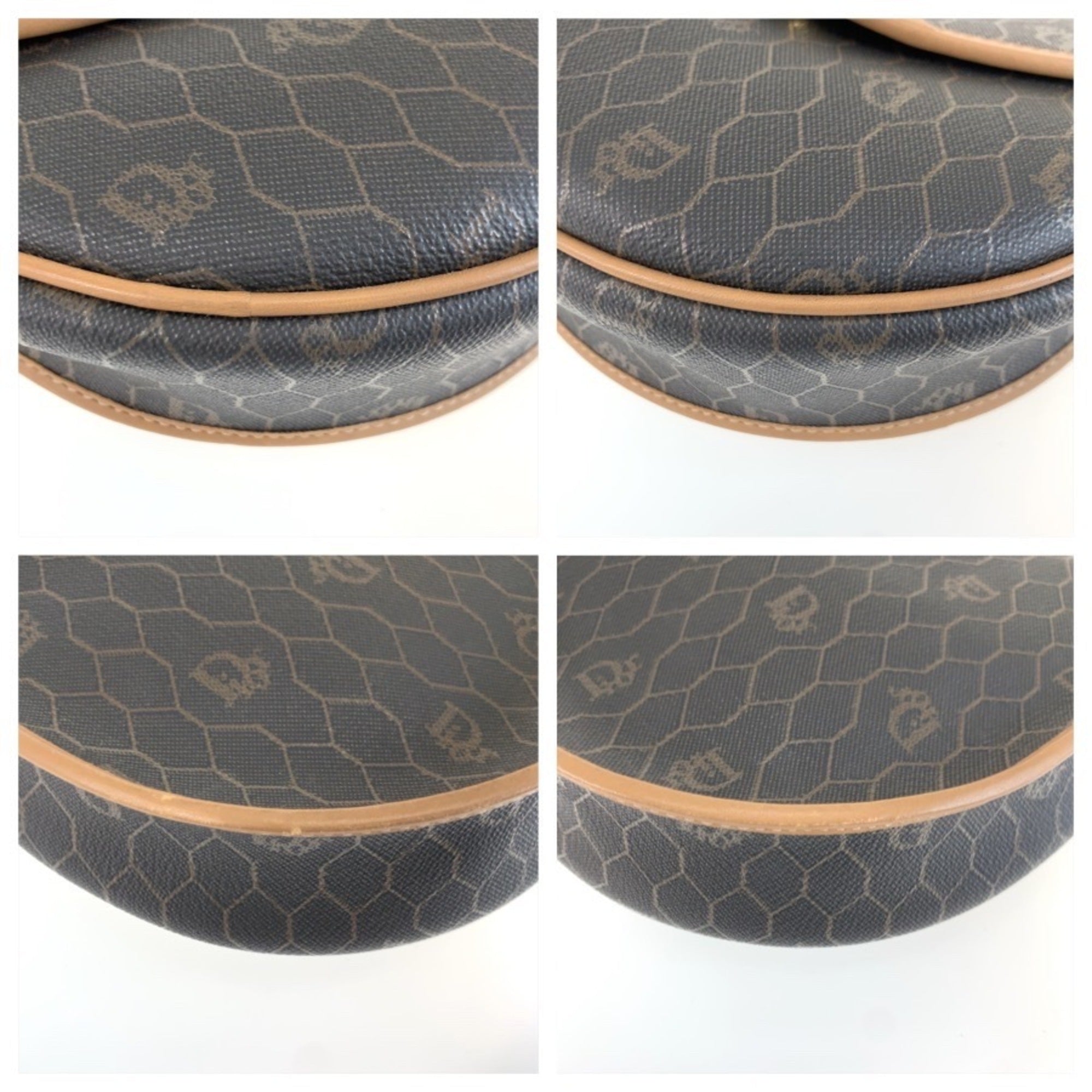 Christian Dior Brown Pvc Pochette Shoulder Bag (Pre-Owned)