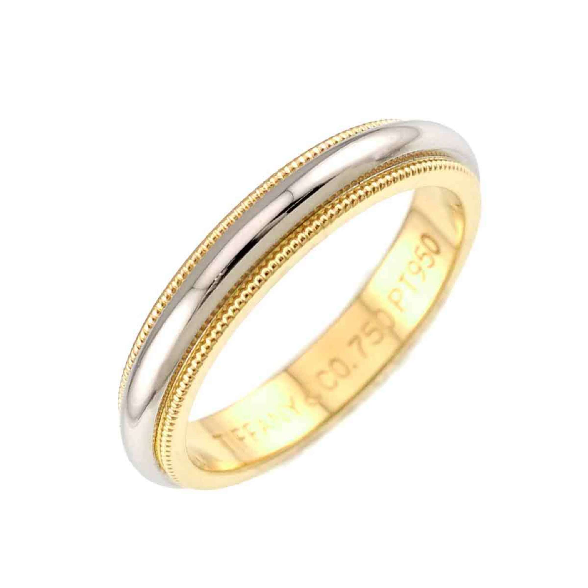 Tiffany Yellow Gold (18K) Platinum 950 Band Ring (Pre-Owned)