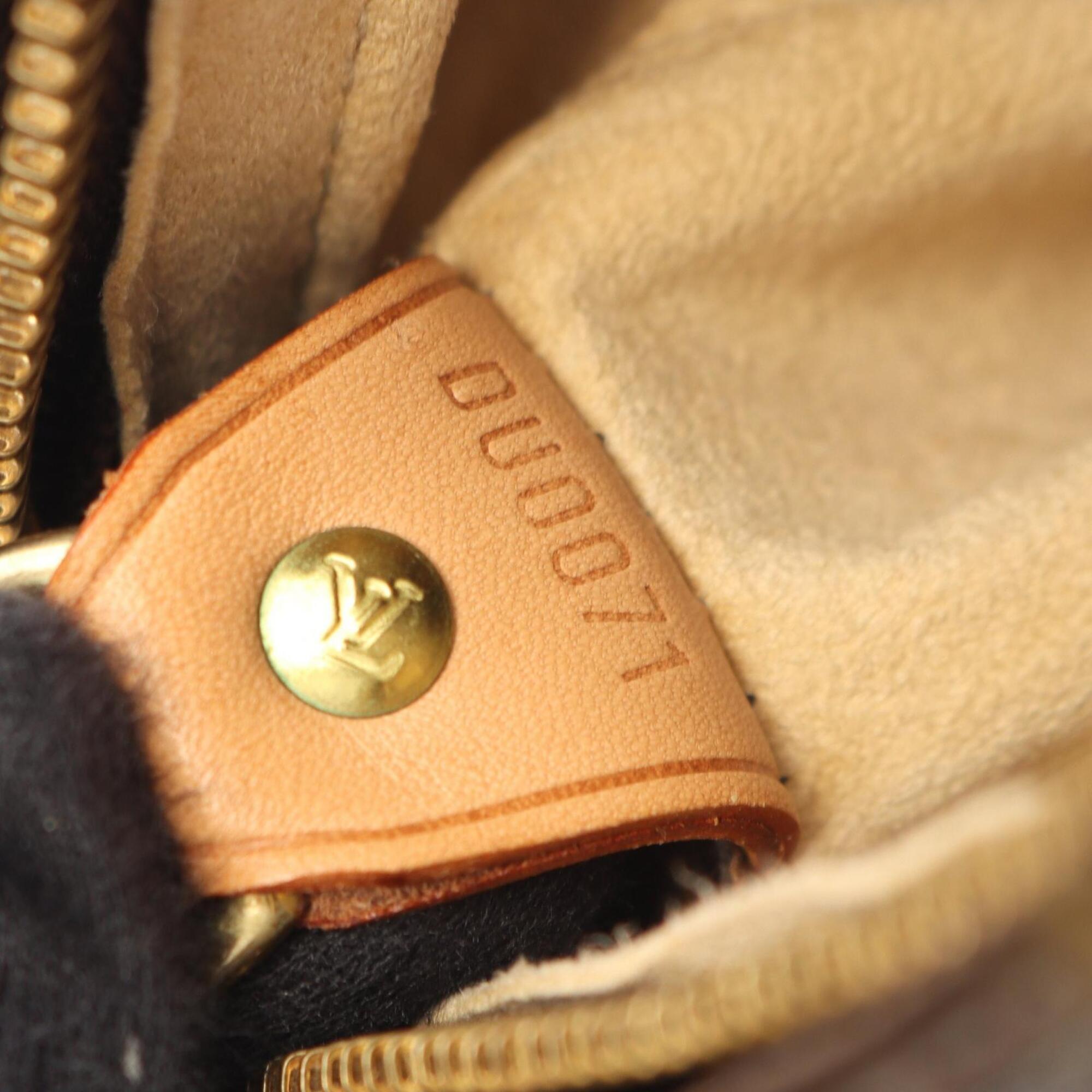 Louis Vuitton Brown Monogram Leather Coated Canvas Handbag Shoulder Bag (Pre-Owned)