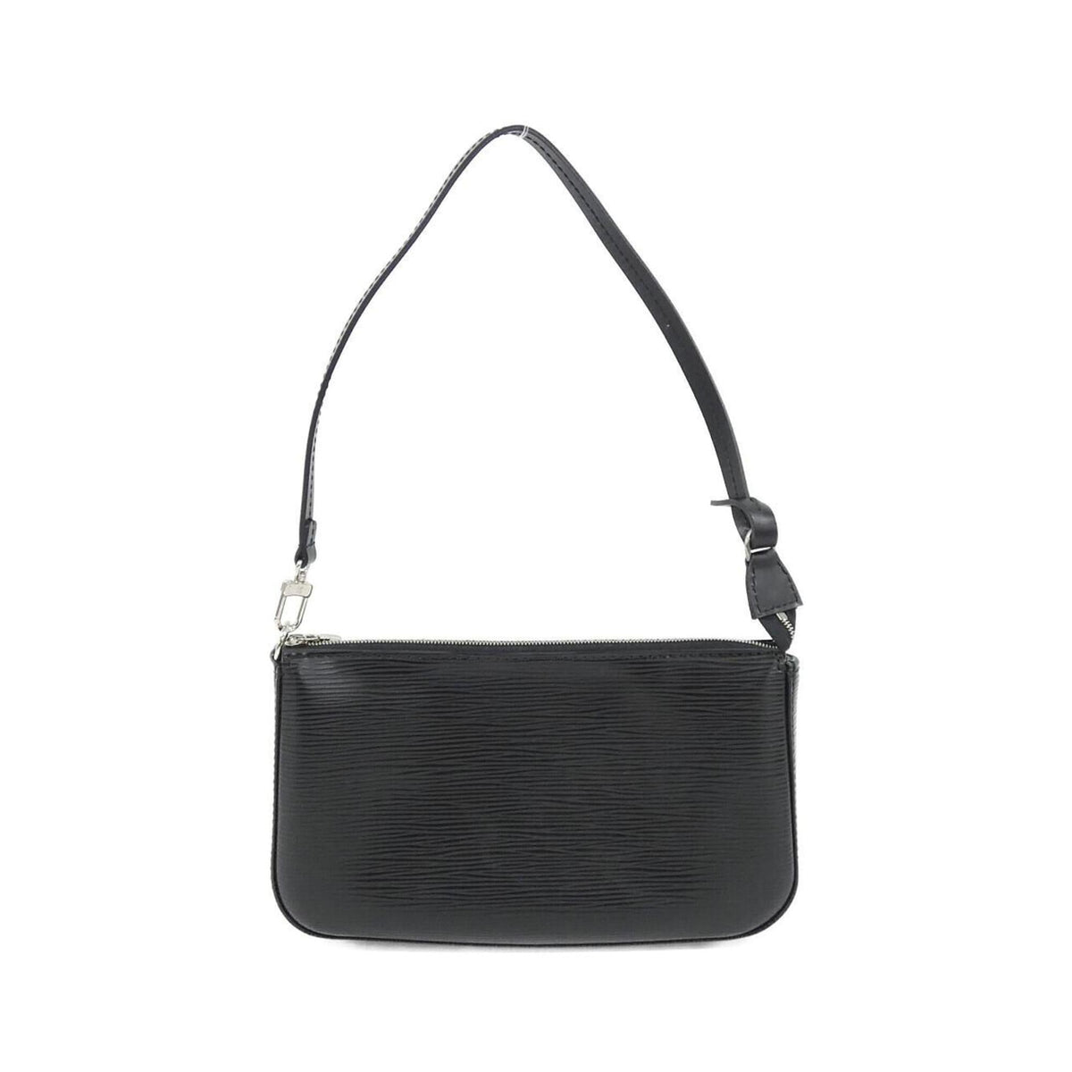 Louis Vuitton Black Leather Pochette Pouch (Pre-Owned)