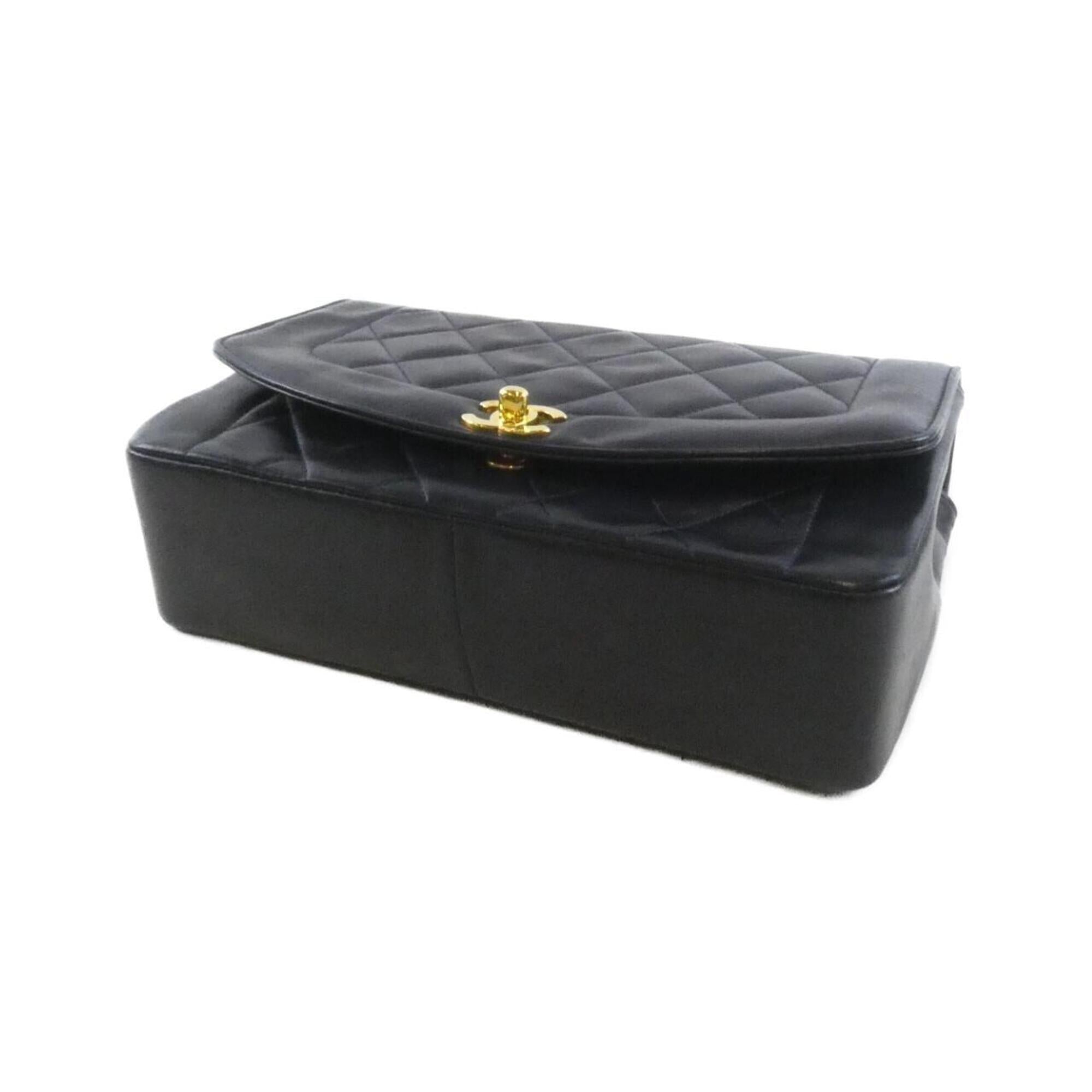 Chanel Navy Leather Shoulder Bag (Pre-Owned)