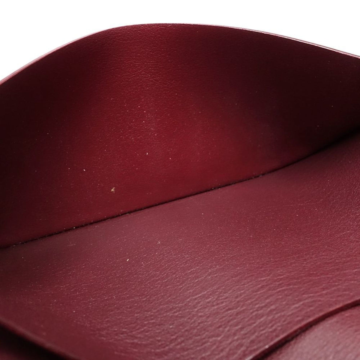 Cartier Bordeaux Leather Long Bill Wallet (Bi-Fold) (Pre-Owned)