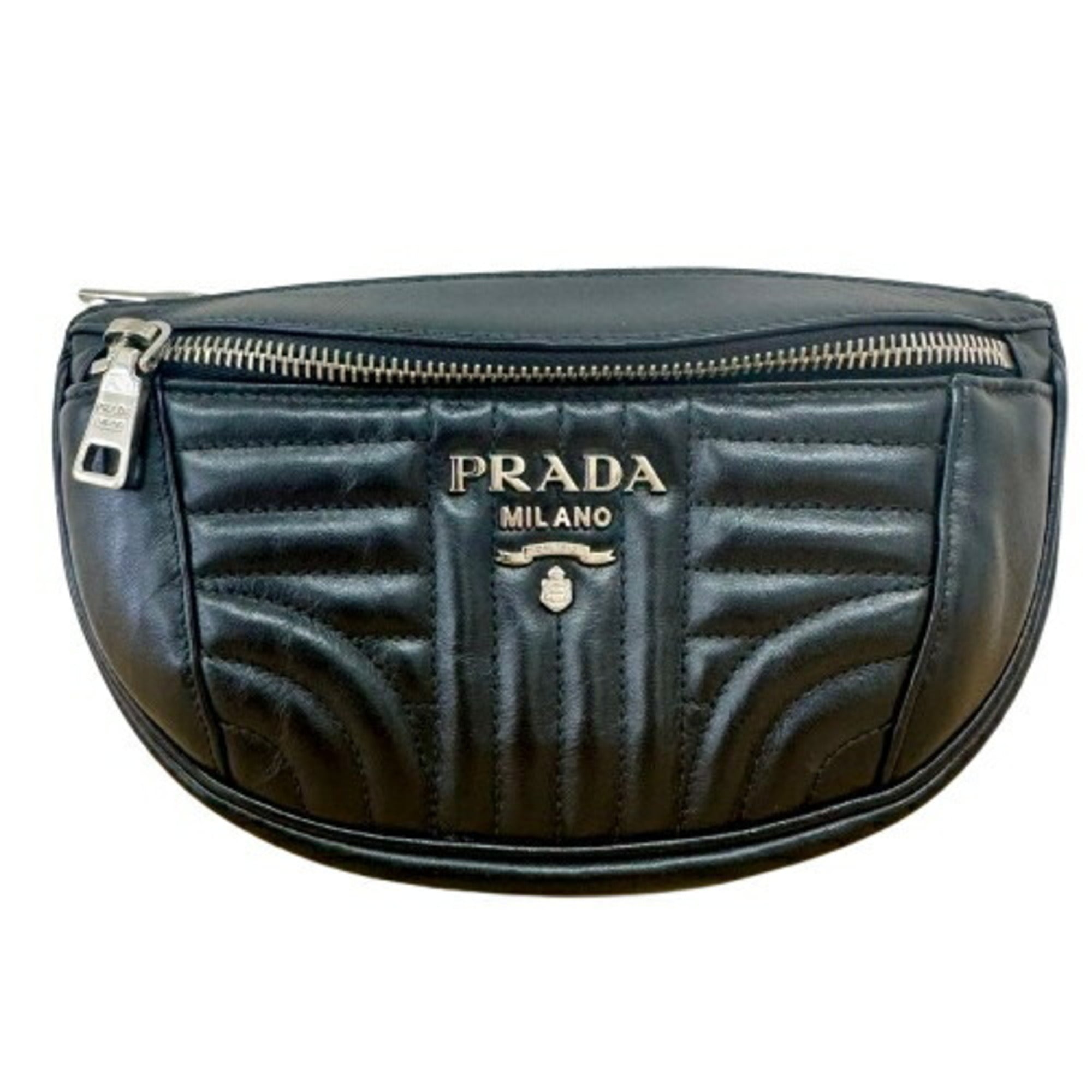 Prada Black Nero Leather Fanny Pack (Pre-Owned)