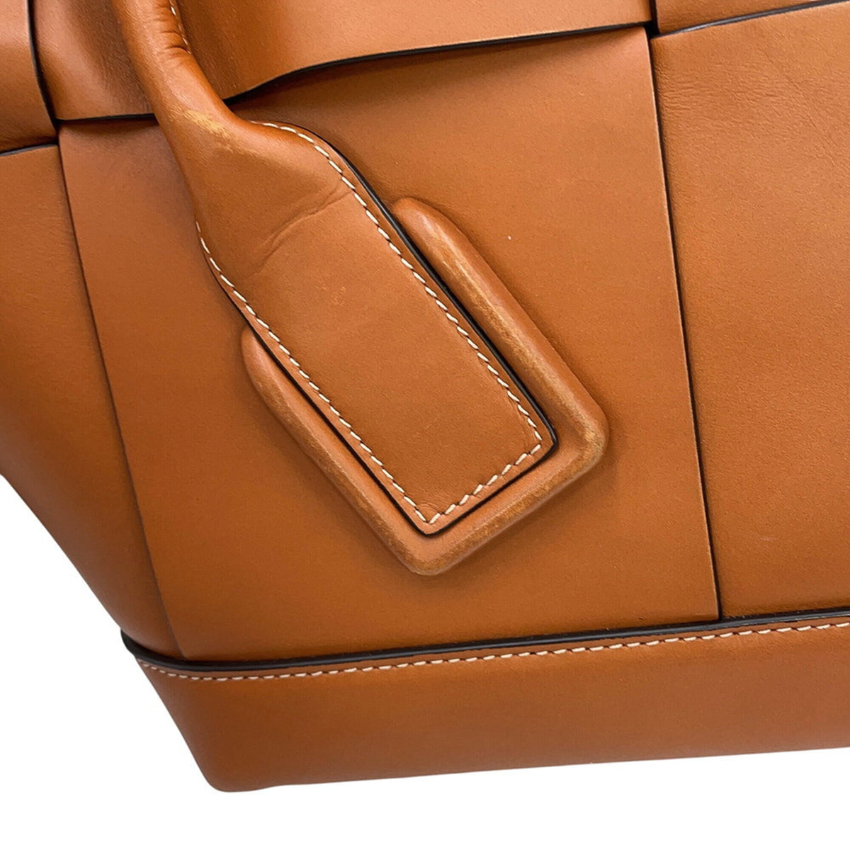 Bottega Veneta Brown Intrecciato Handbag Tote Bag (Pre-Owned)