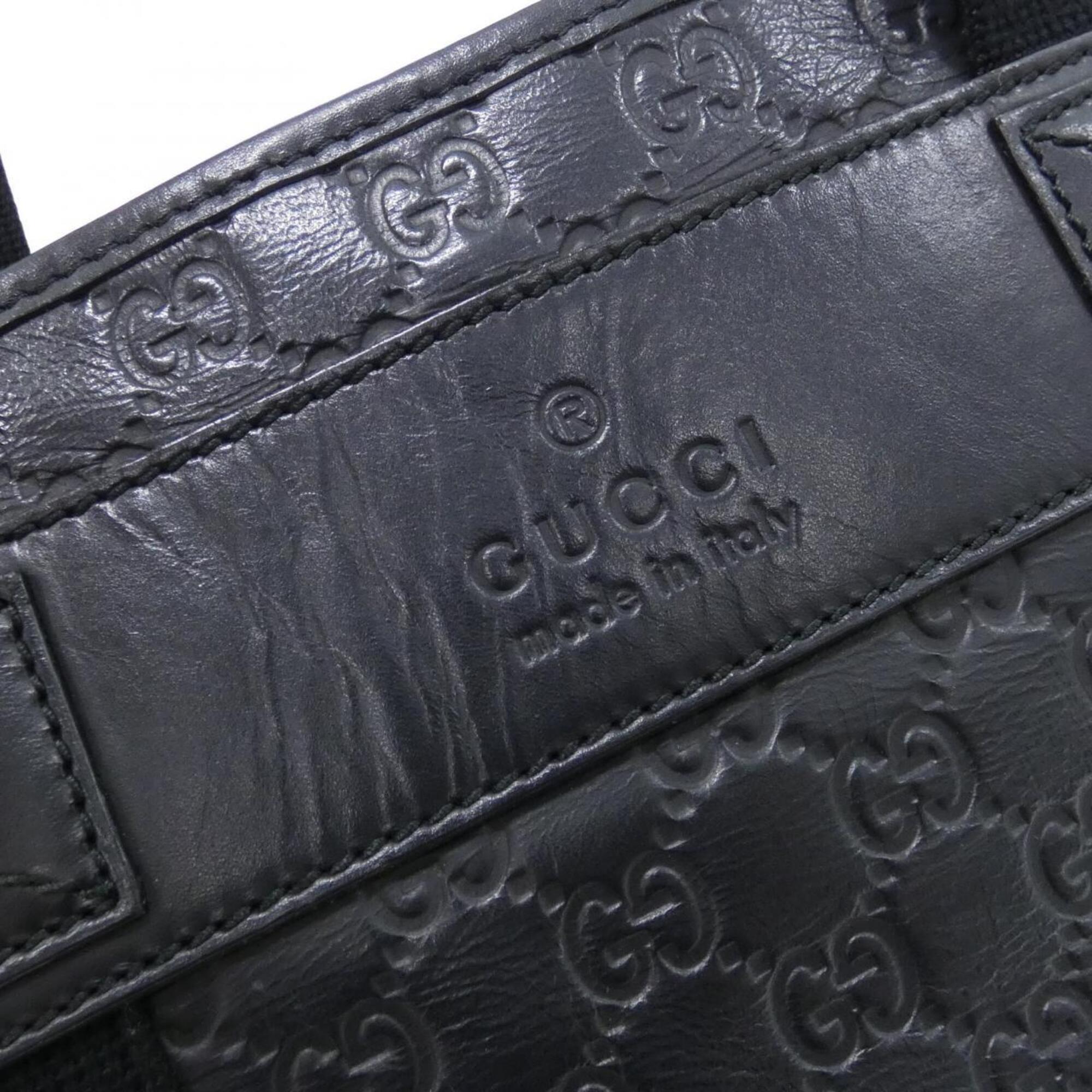 Gucci Black Leather Handbag (Pre-Owned)