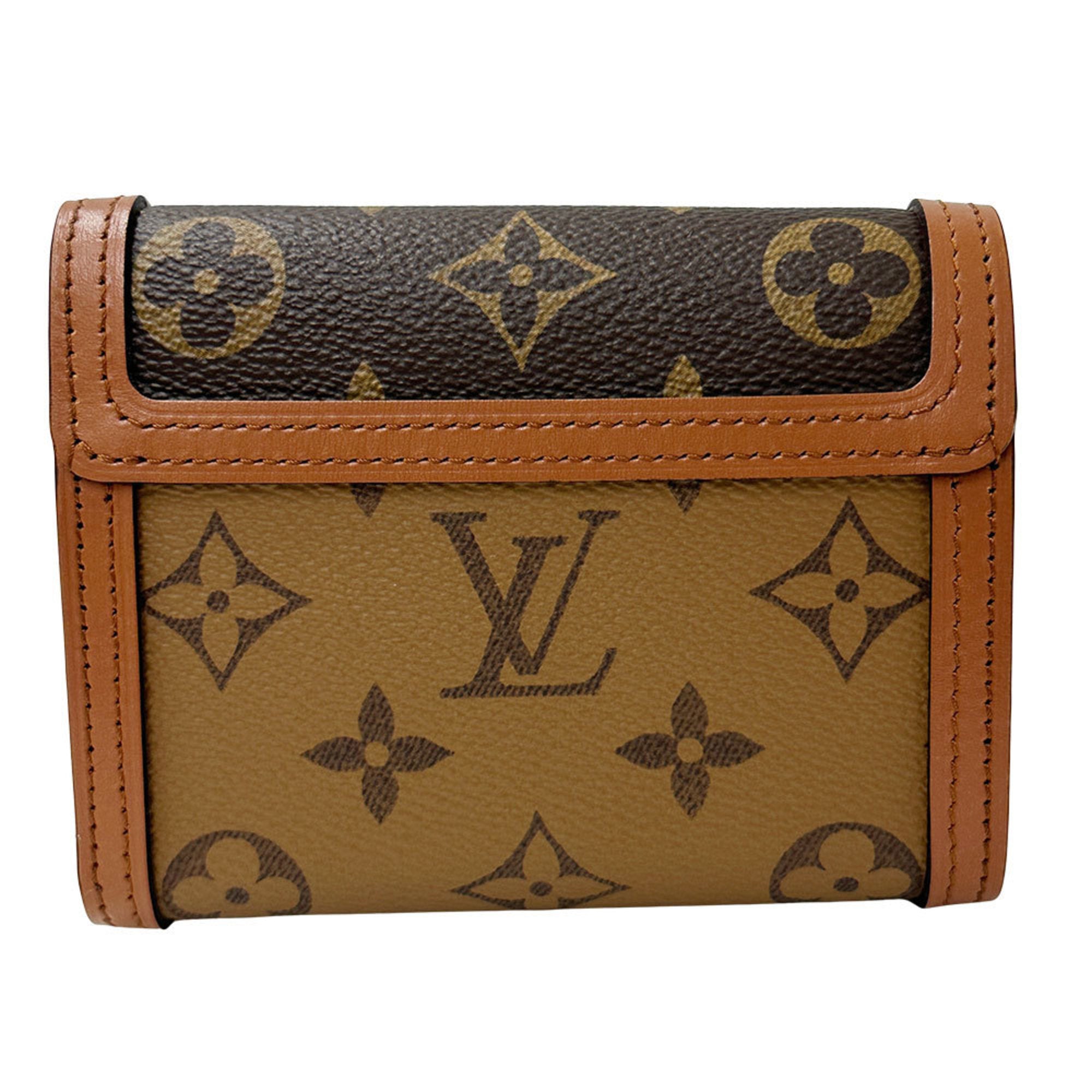 Louis Vuitton Monogram Reverse Monogram Reverse Wallet (Tri-Fold) (Pre-Owned)