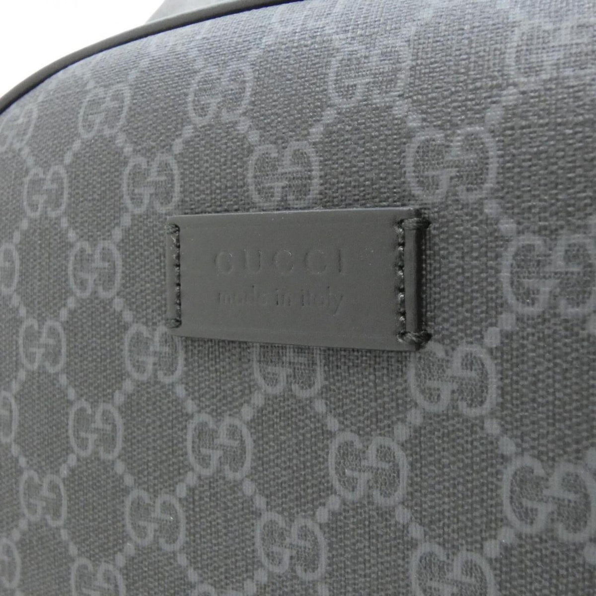 Gucci Black Gg Supreme Backpack (Pre-Owned)