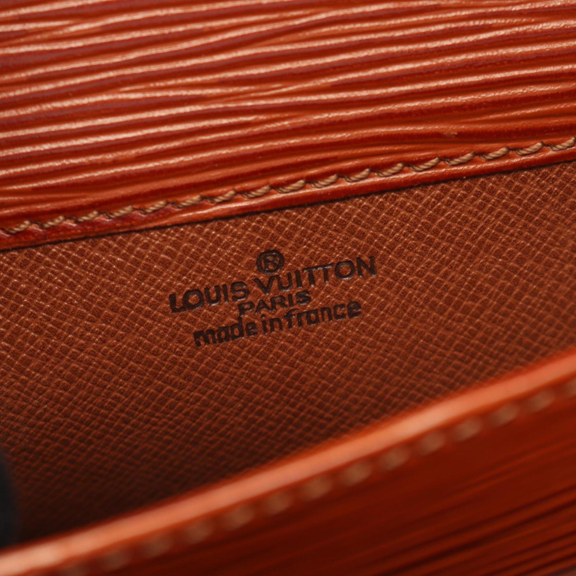 Louis Vuitton Brown Leather Handbag Shoulder Bag (Pre-Owned)