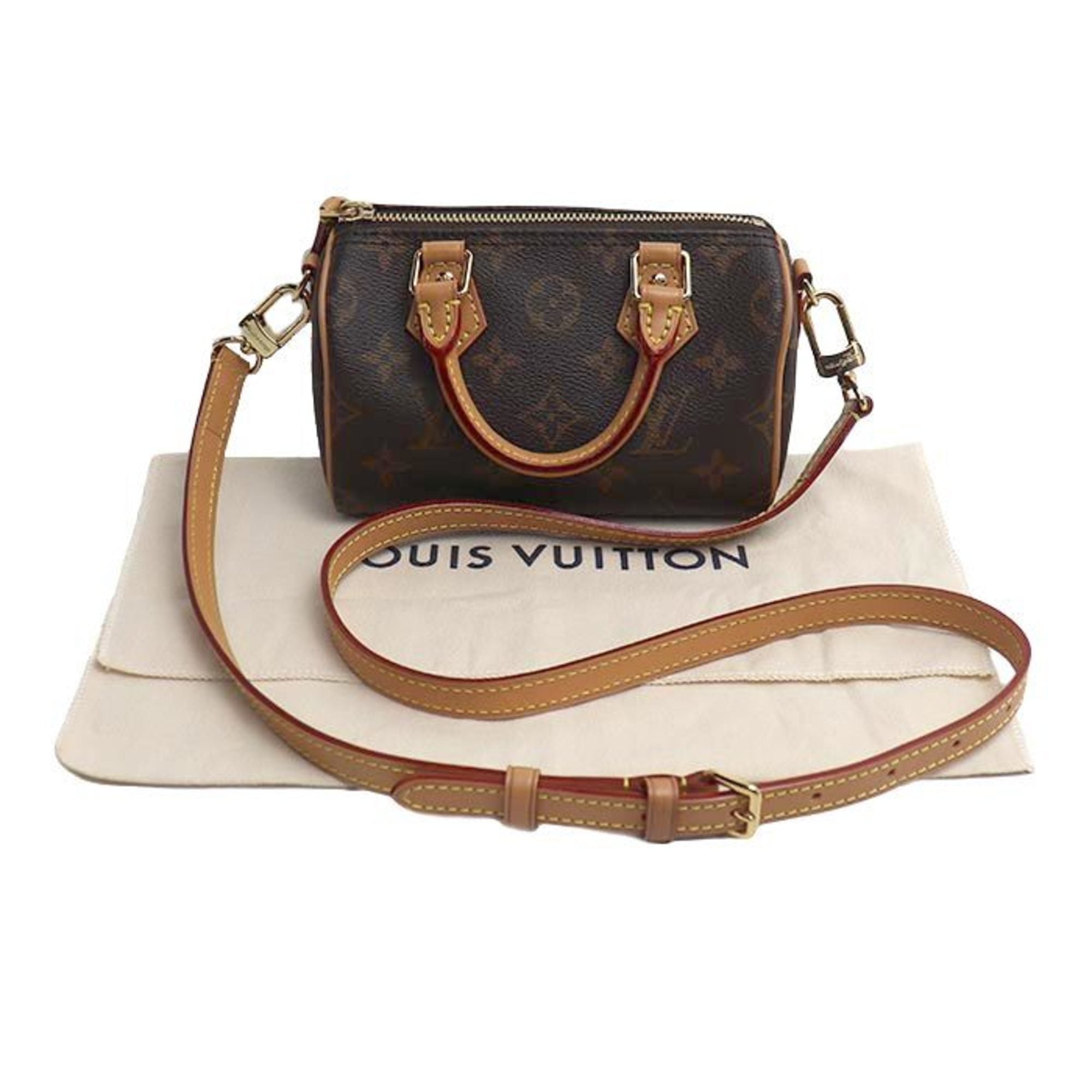 Louis Vuitton Brown Monogram Shoulder Bag (Pre-Owned)