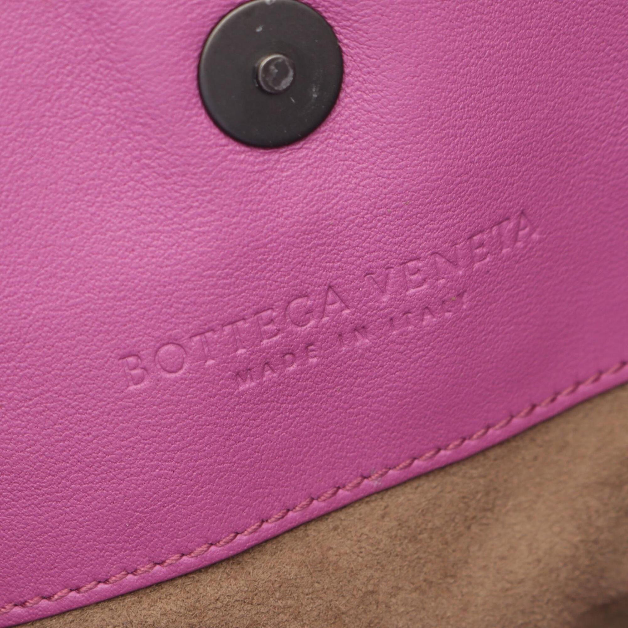 Bottega Veneta Pink Intrecciato Handbag Tote Bag (Pre-Owned)