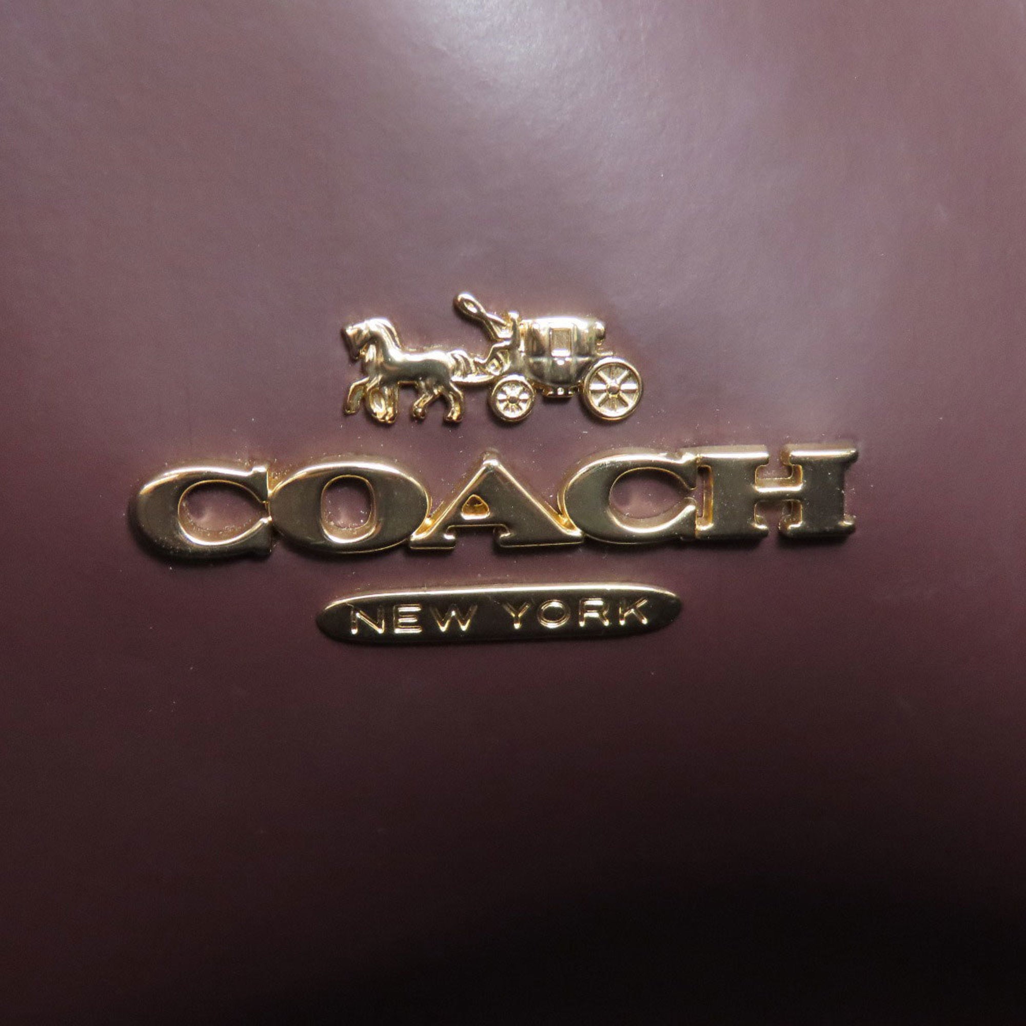 Coach Black Leather Tote Bag (Pre-Owned)
