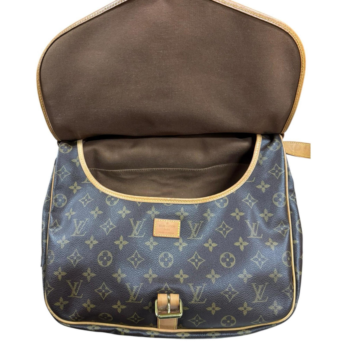Louis Vuitton Brown Monogram Shoulder Bag (Pre-Owned)