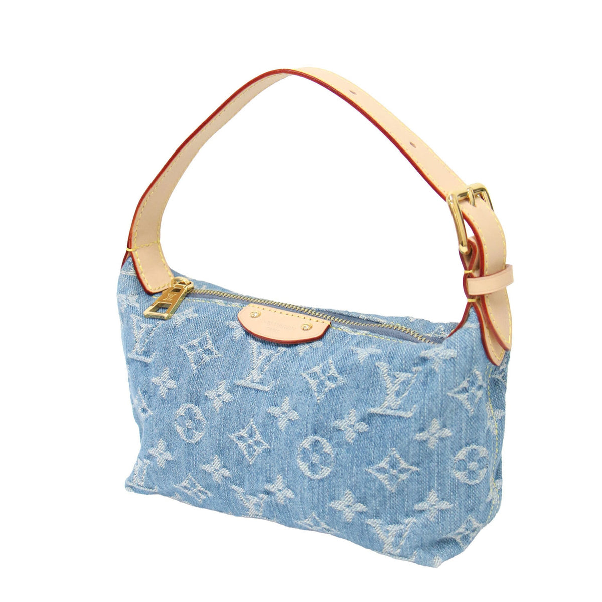 Louis Vuitton Blue Handbag Pochette (Pre-Owned)