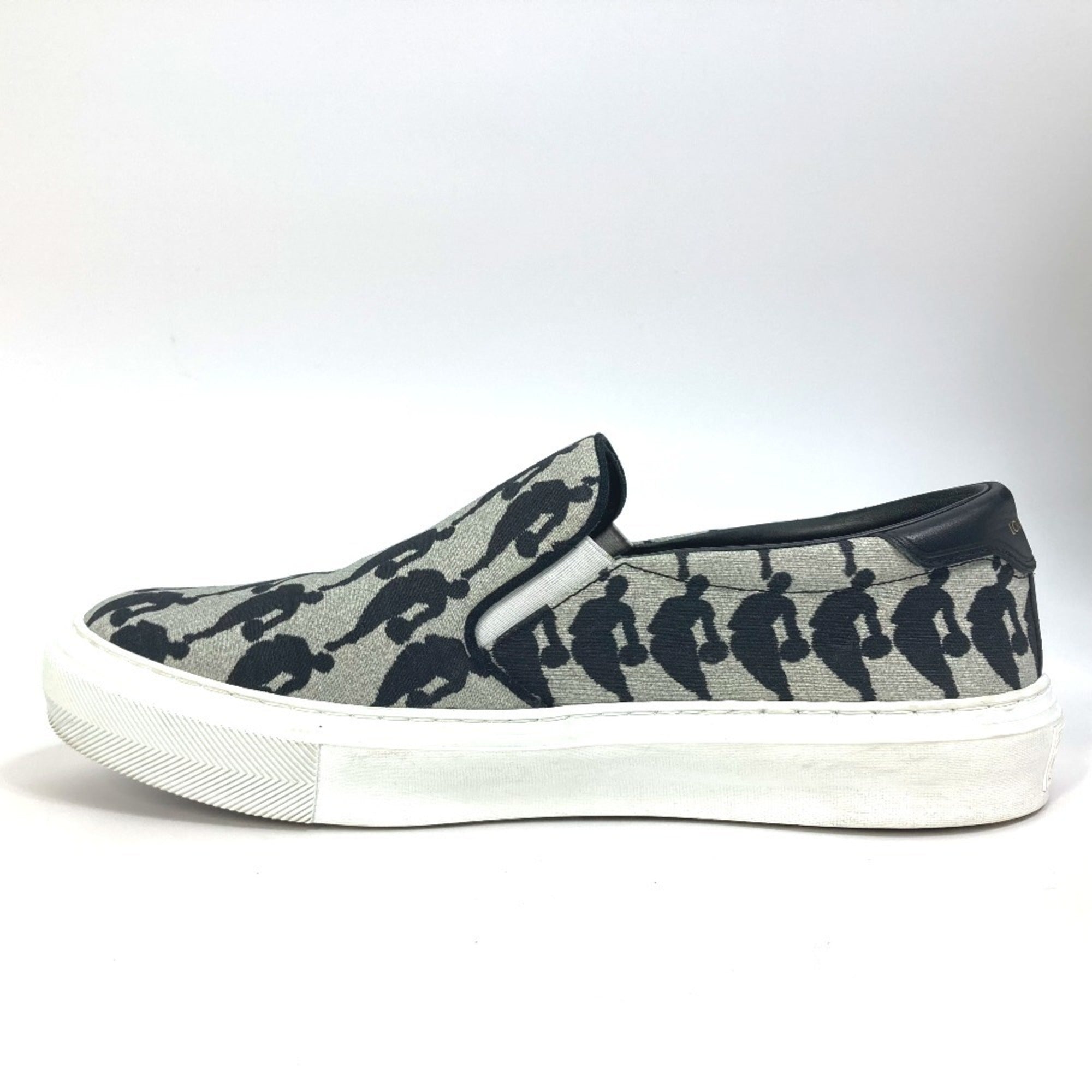 Louis Vuitton Black Gray Sneakers (Pre-Owned)