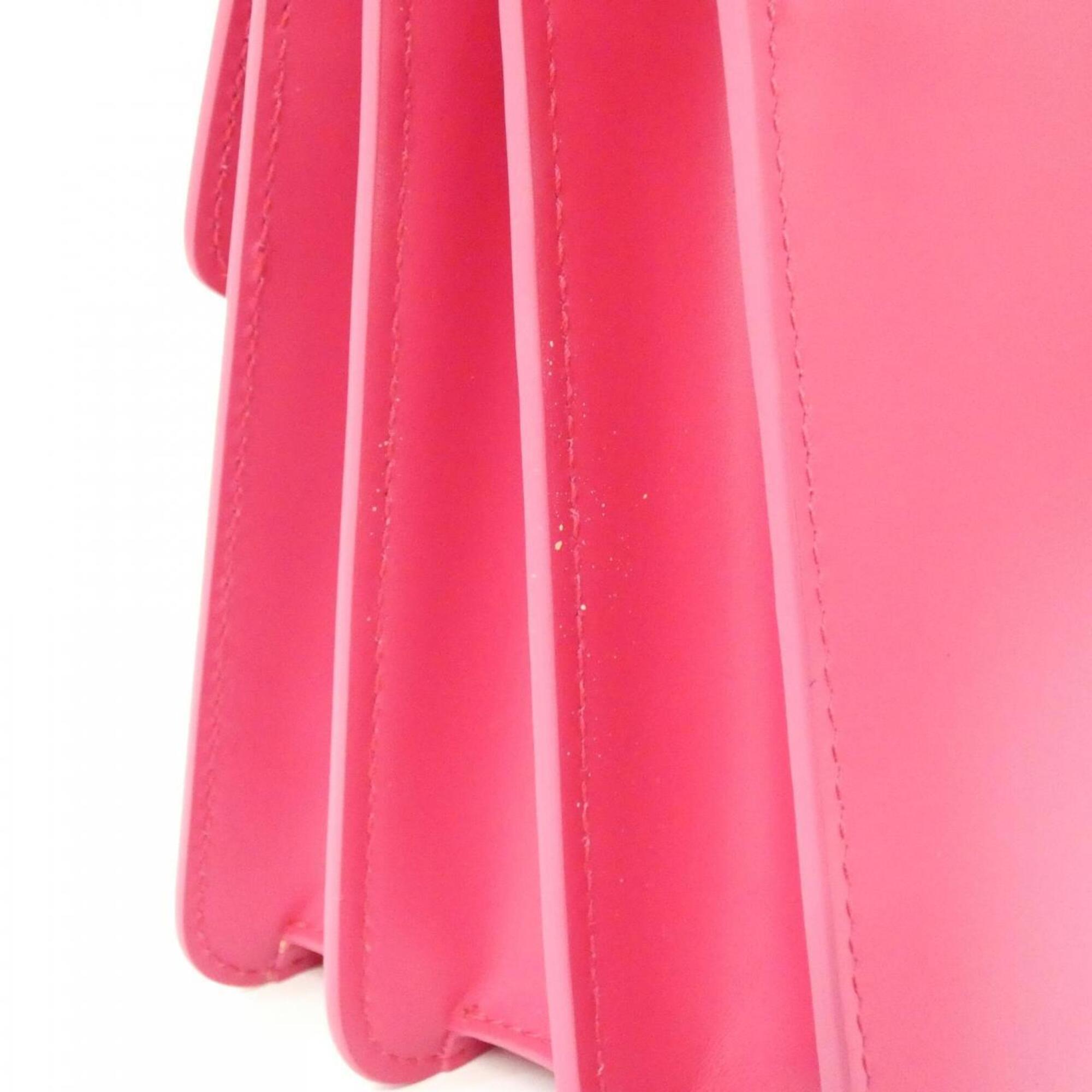 Bvlgari Pink Leather Handbag (Pre-Owned)